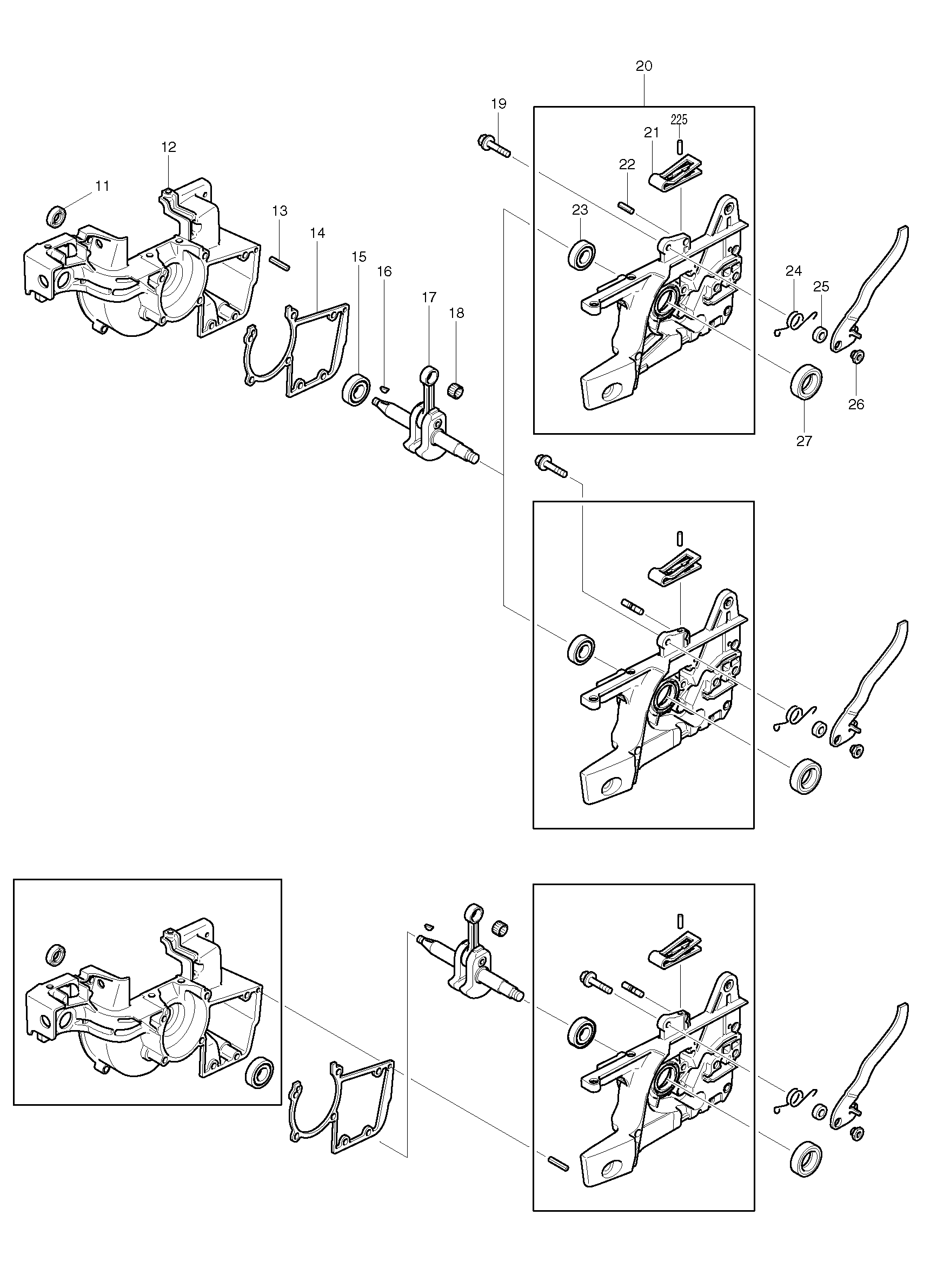 Makita DCS4300I parts diagram, sheet 2