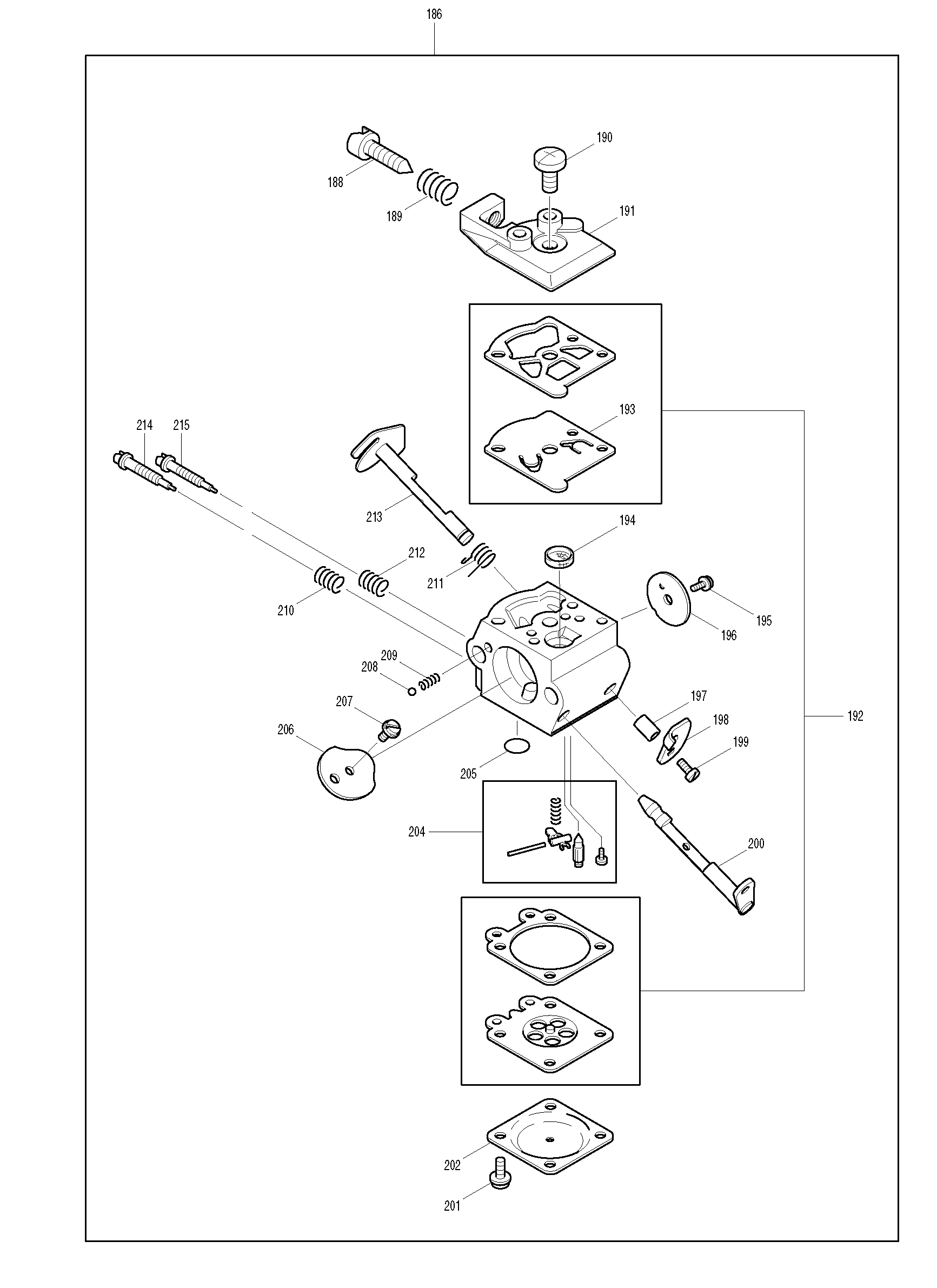 Makita DCS430 parts diagram, sheet 8
