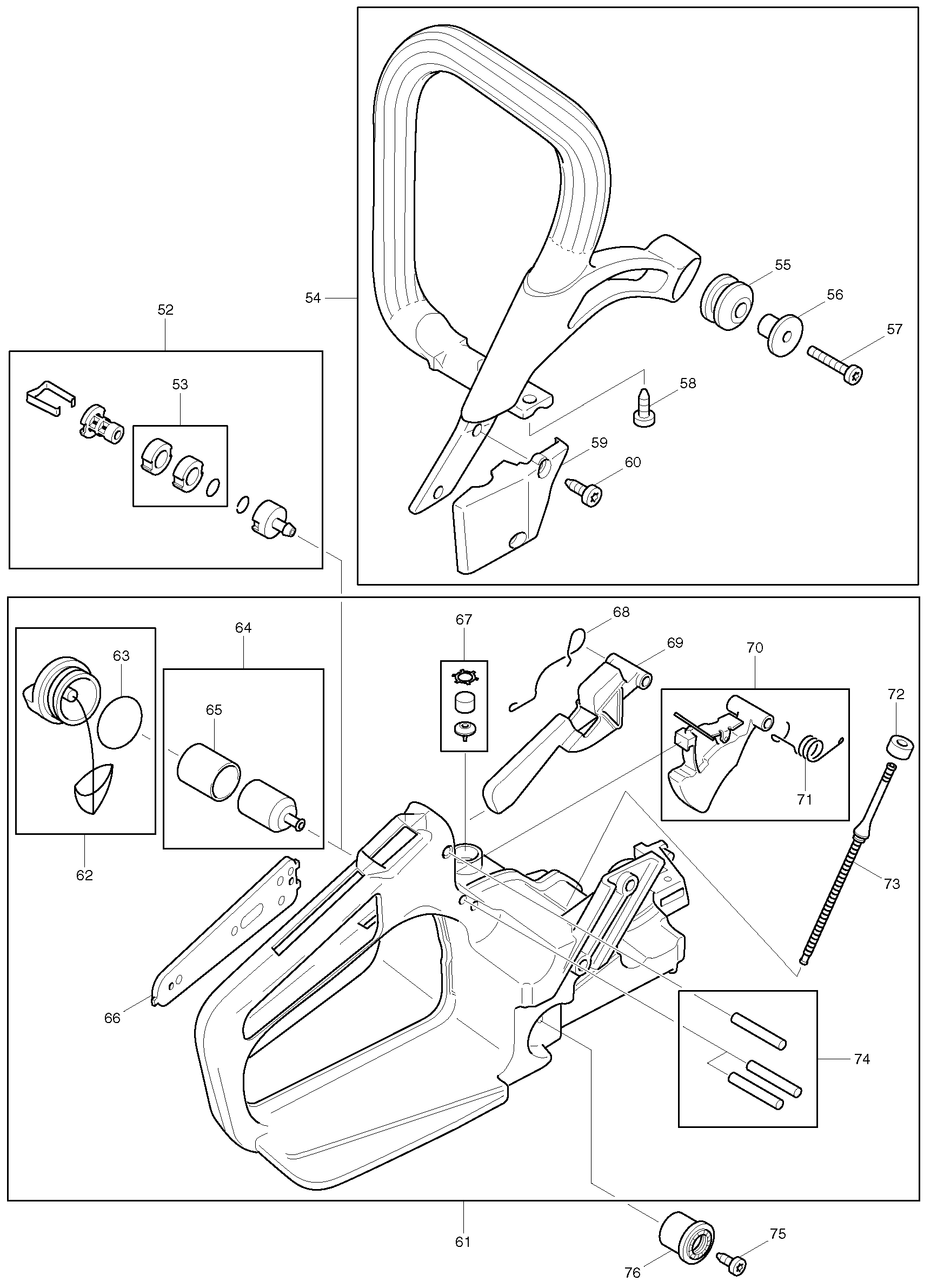 Makita DCS431 parts diagram, sheet 3