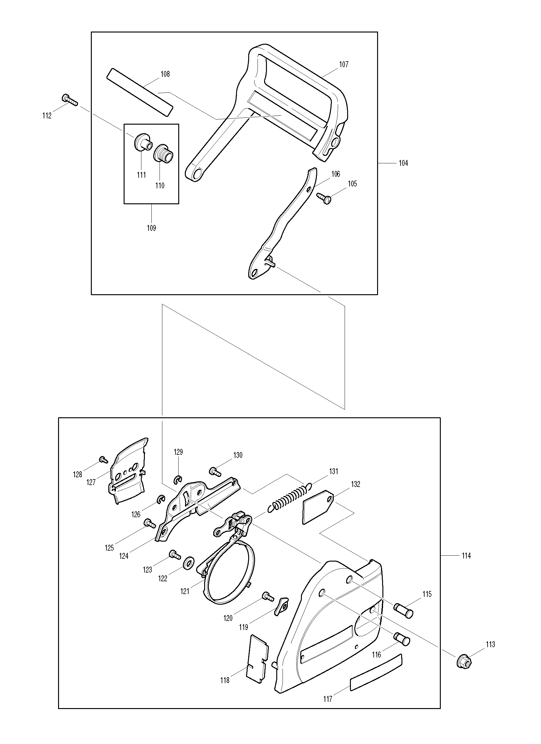 Makita DCS431 parts diagram, sheet 5