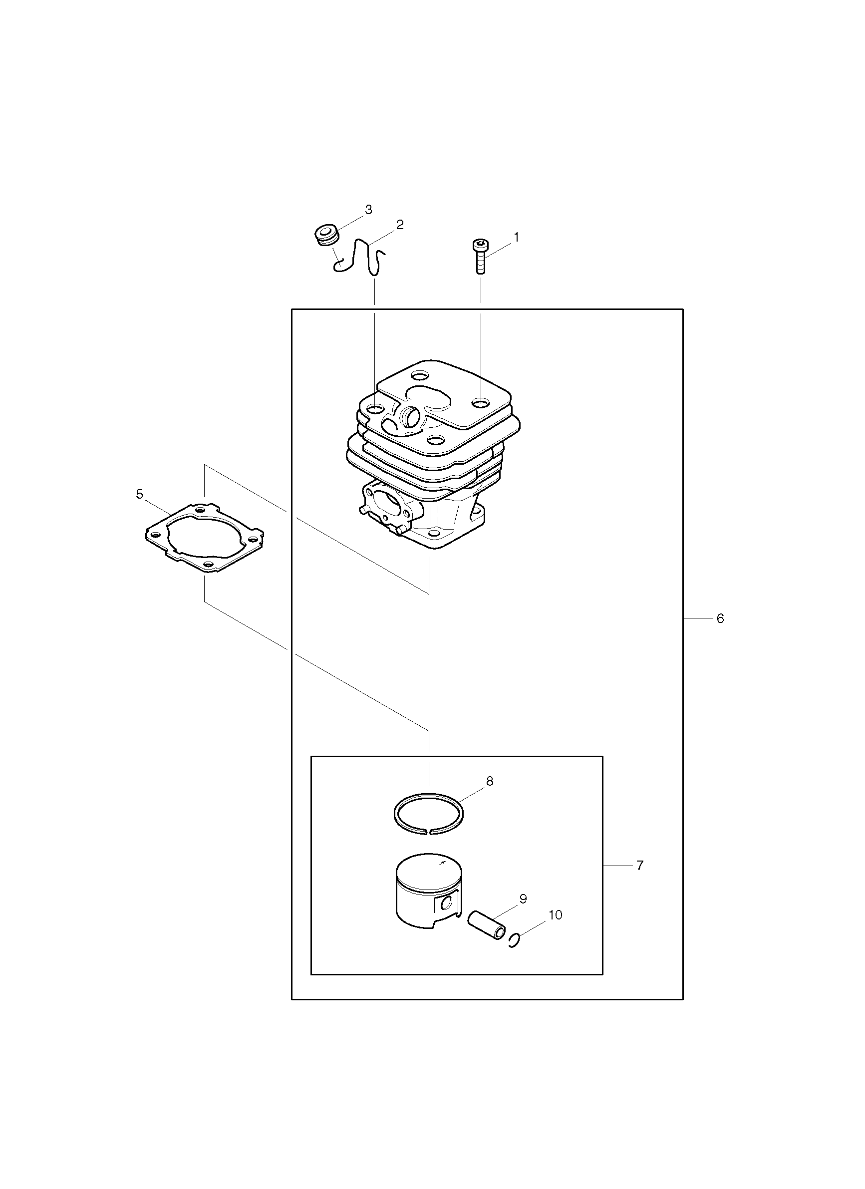 Makita DCS520 parts diagram, sheet 1