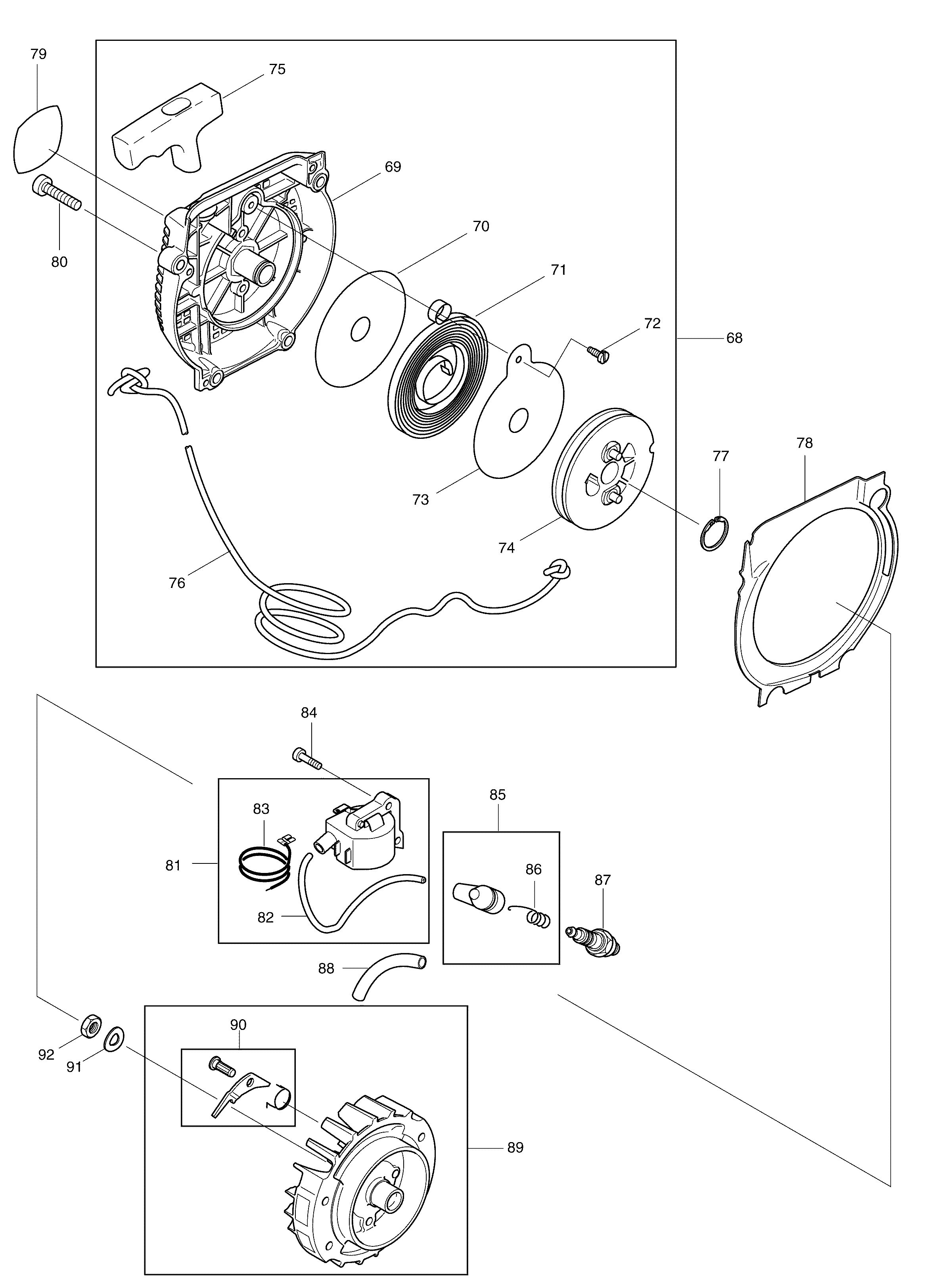 Makita DCS6000I parts diagram, sheet 3