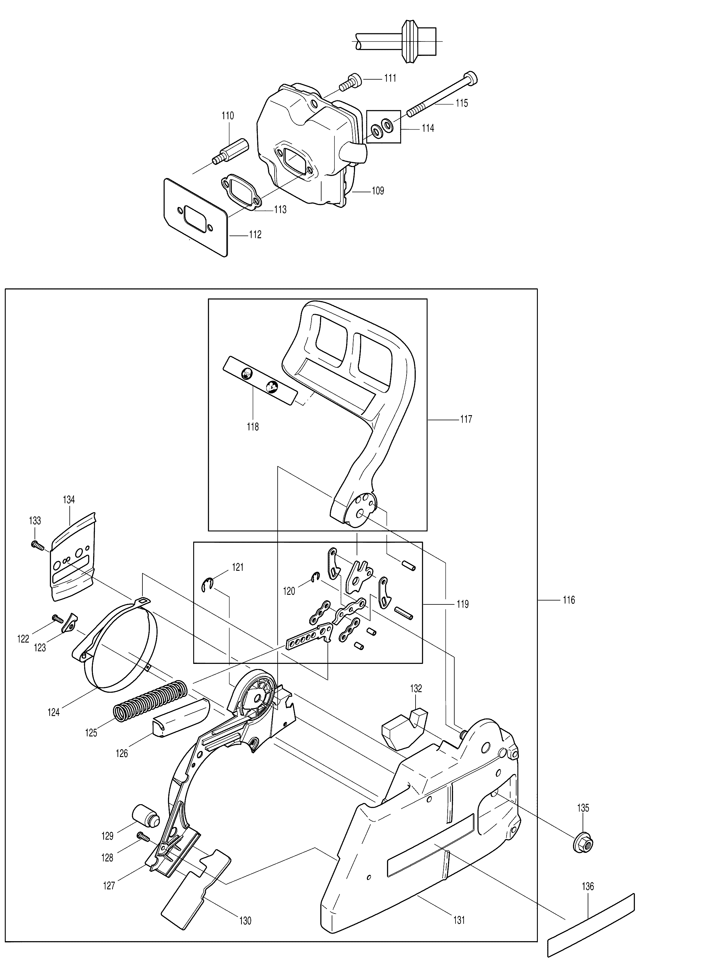 Makita DCS6800I parts diagram, sheet 5