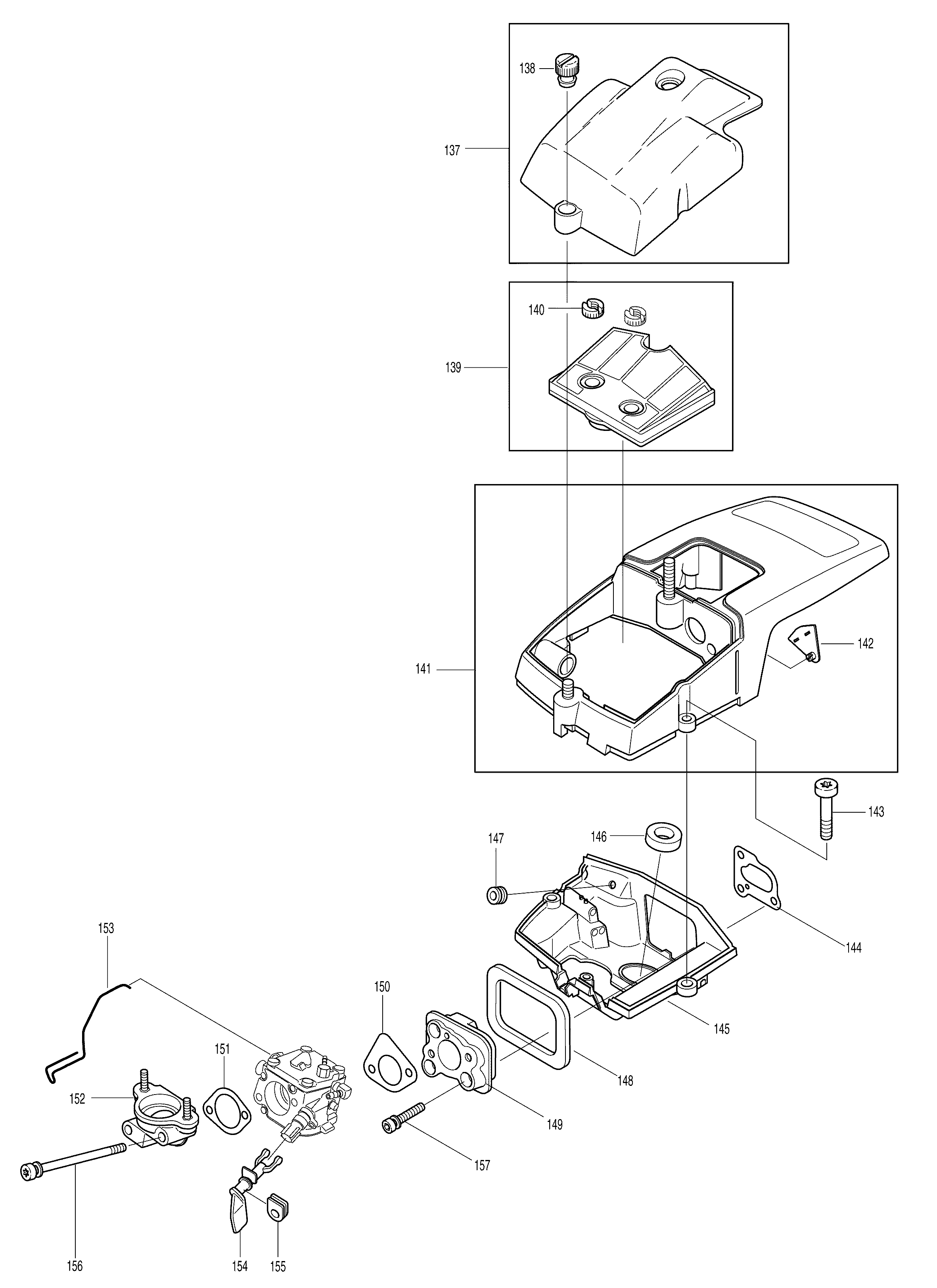 Makita DCS6800I parts diagram, sheet 6