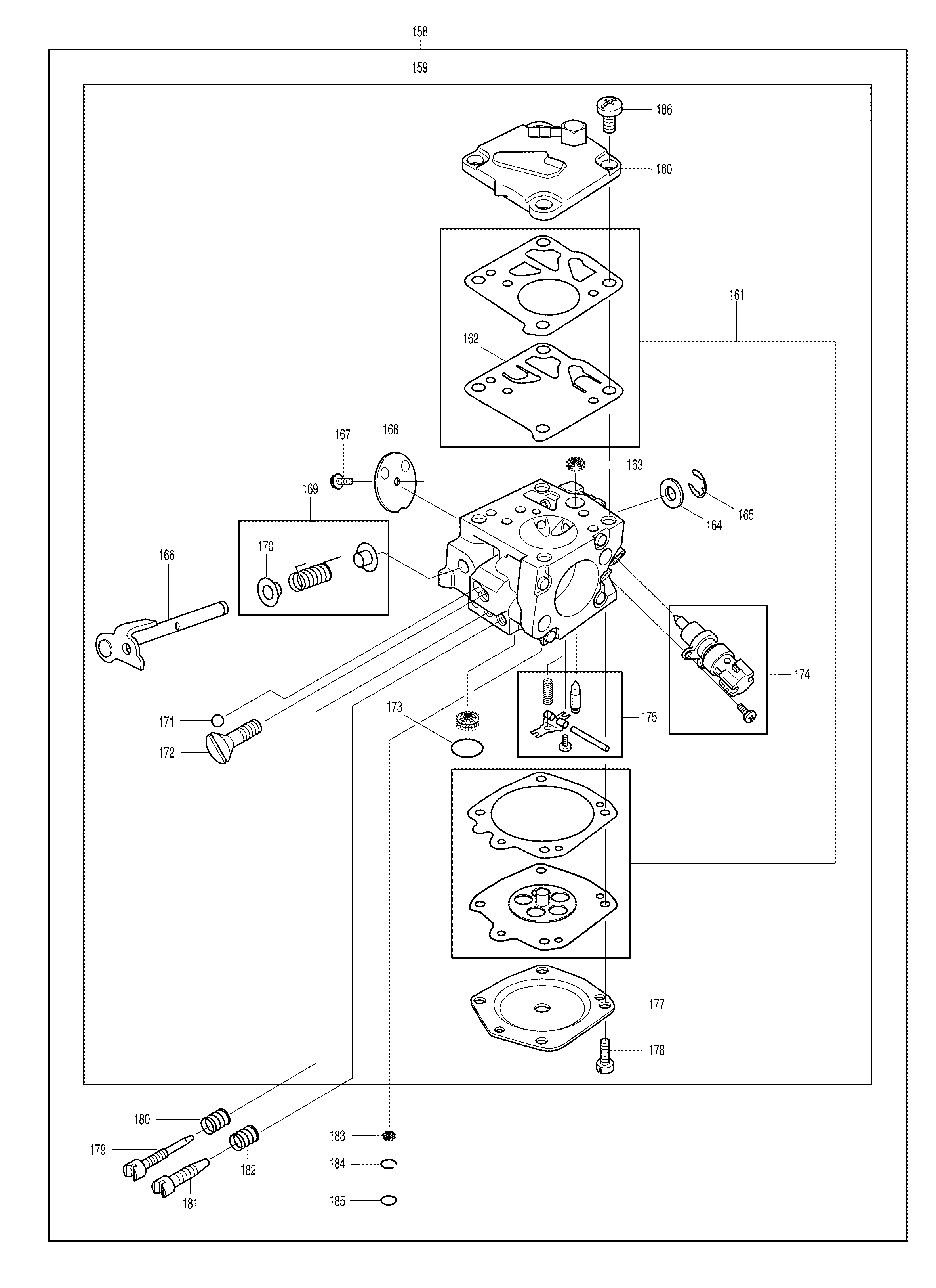 Makita DCS6800I parts diagram, sheet 7