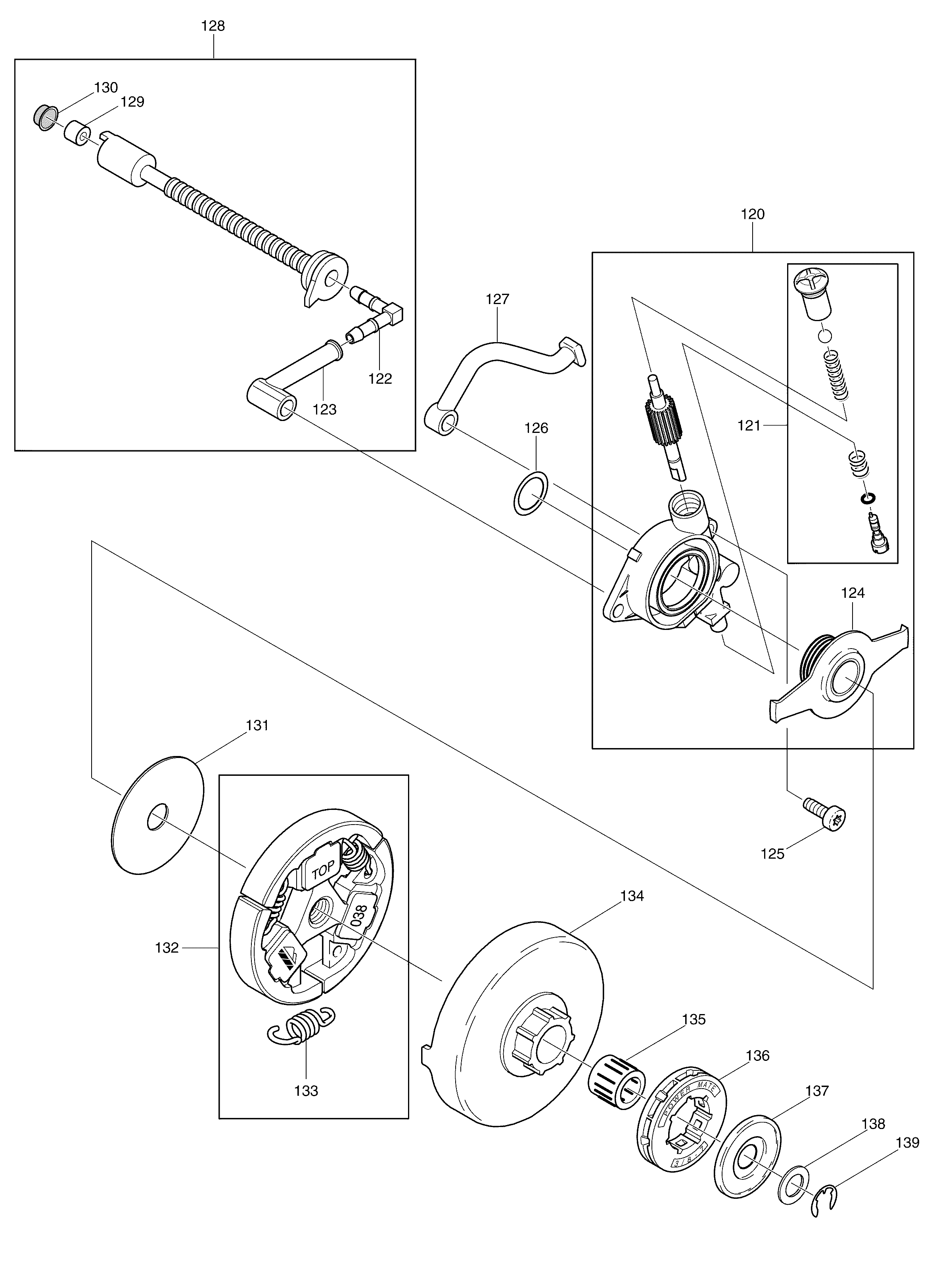 Makita DCS7301 parts diagram, sheet 5