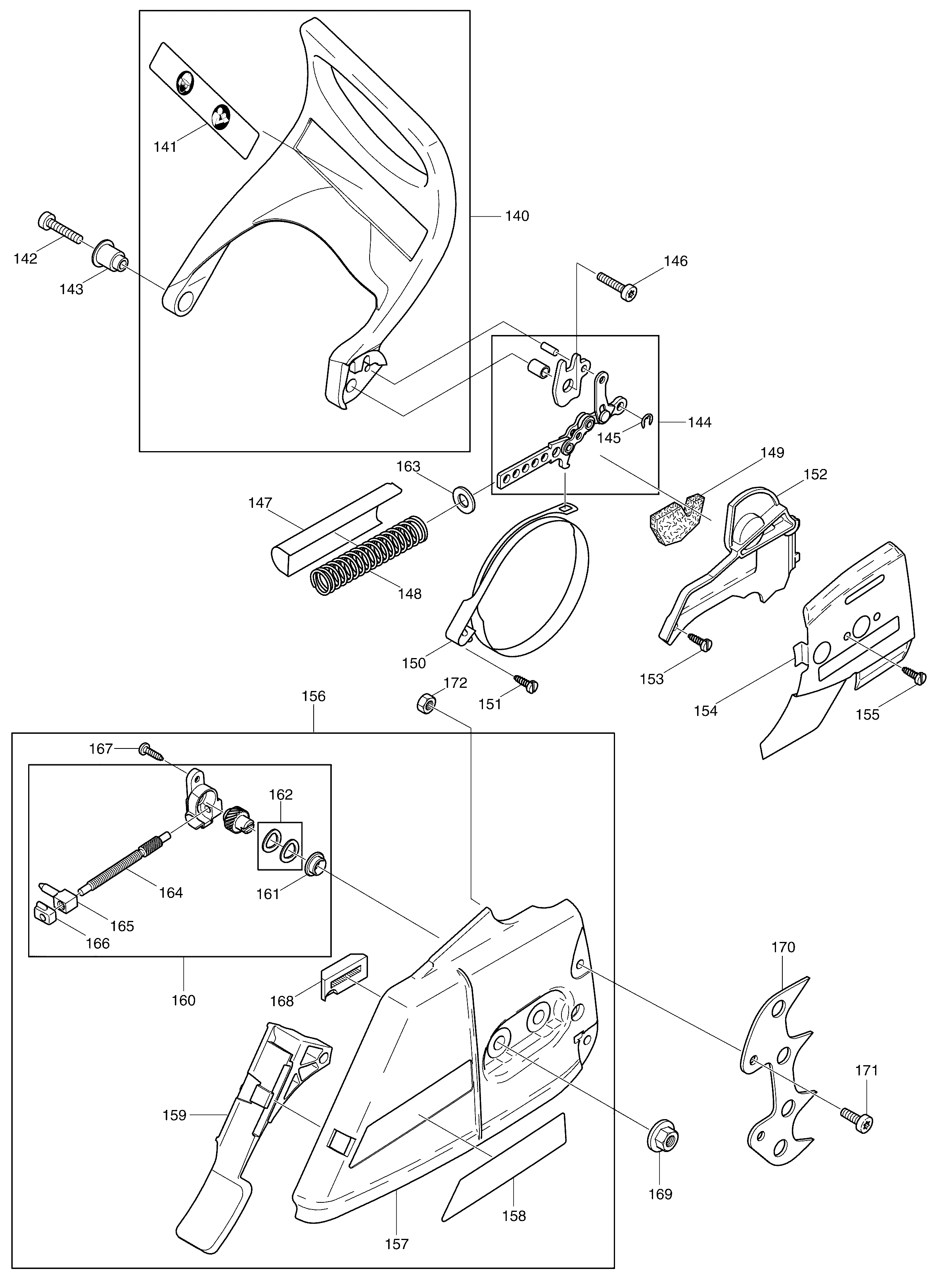Makita DCS7301 parts diagram, sheet 6