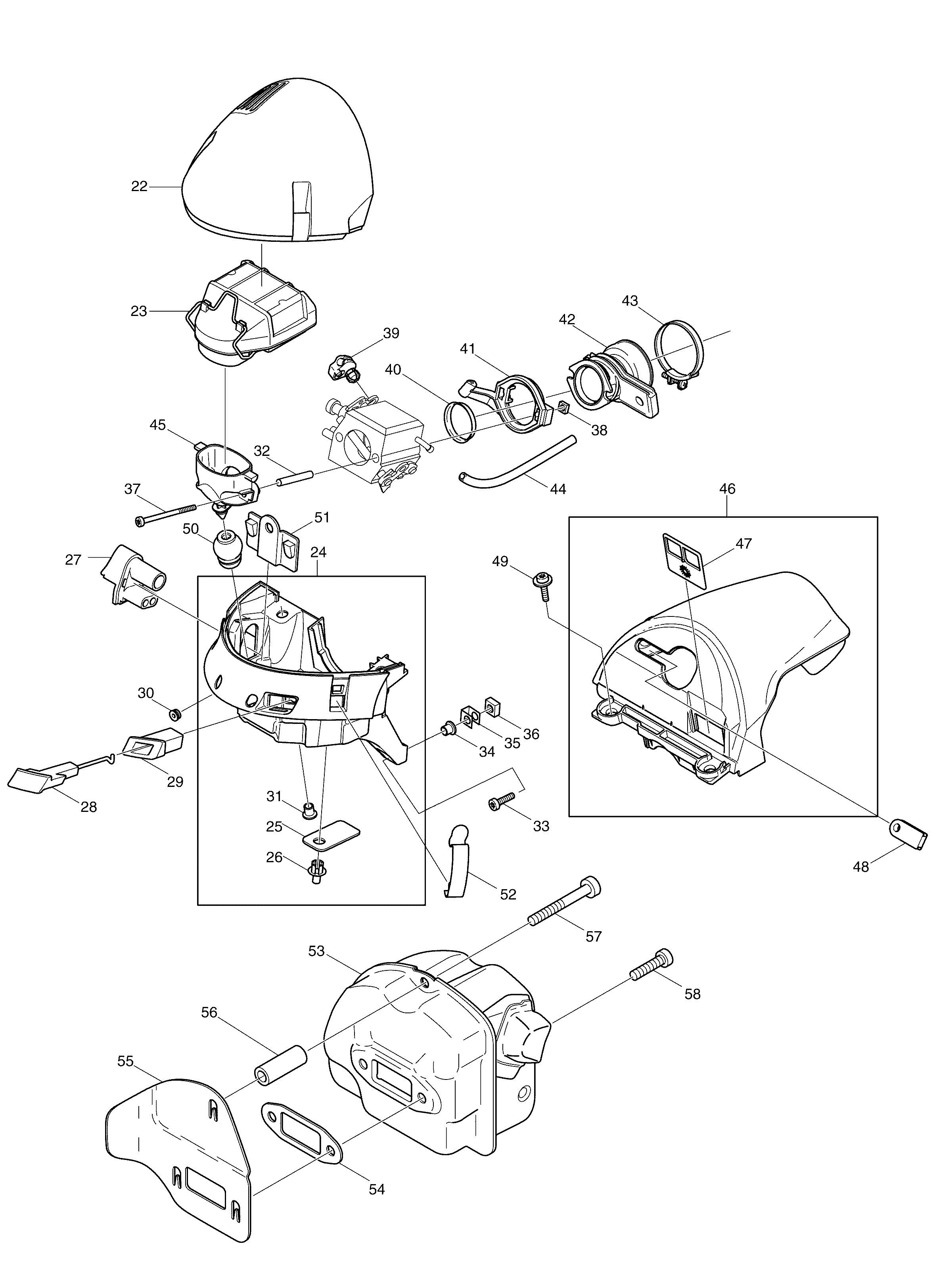 Makita DCS7901 parts diagram, sheet 2