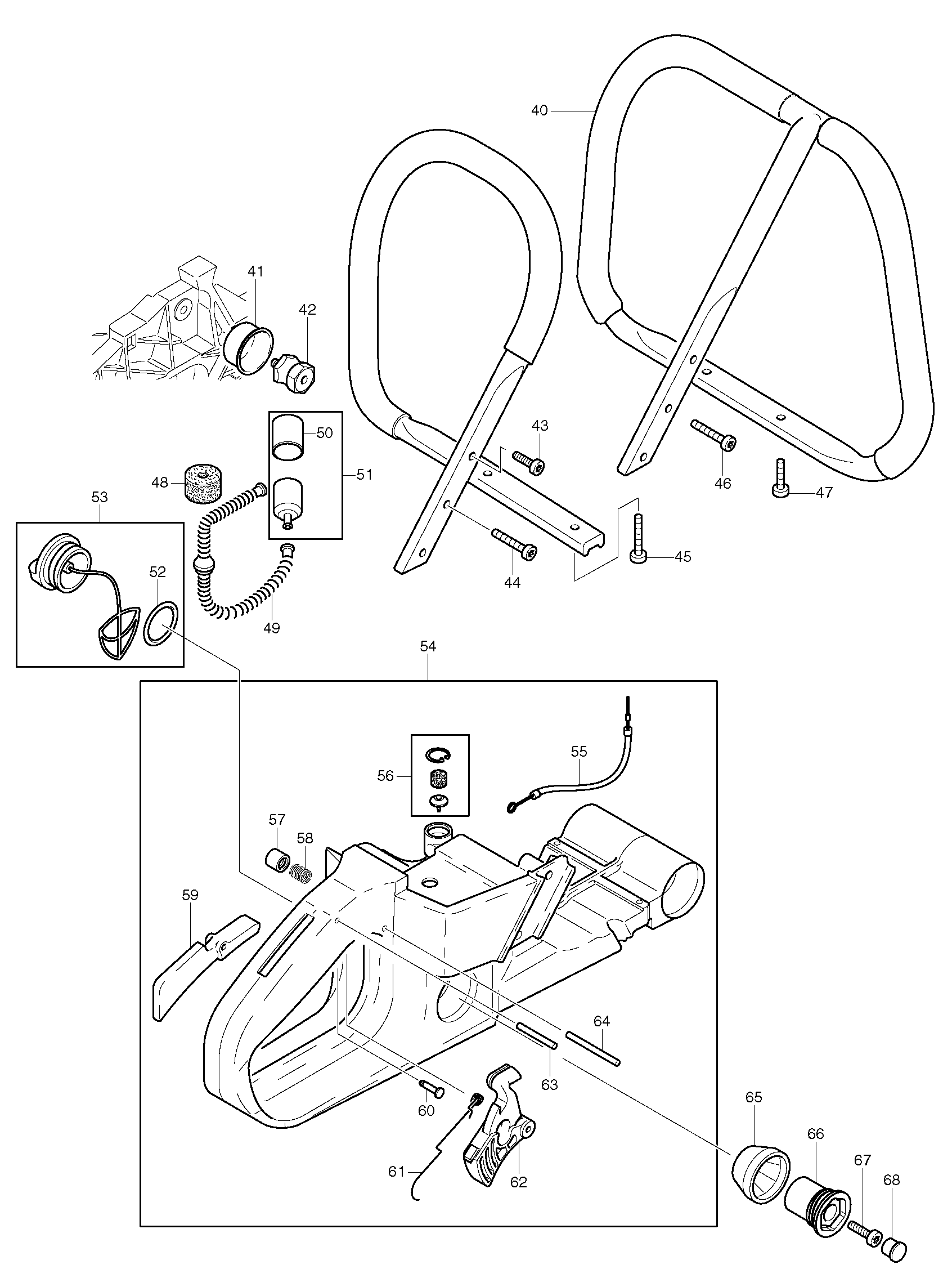 Makita DCS9000 parts diagram, sheet 2