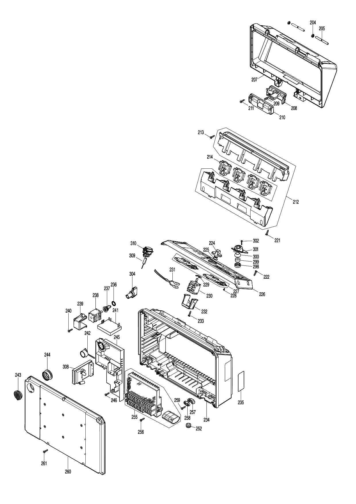 Makita DCU602 parts diagram, sheet 6