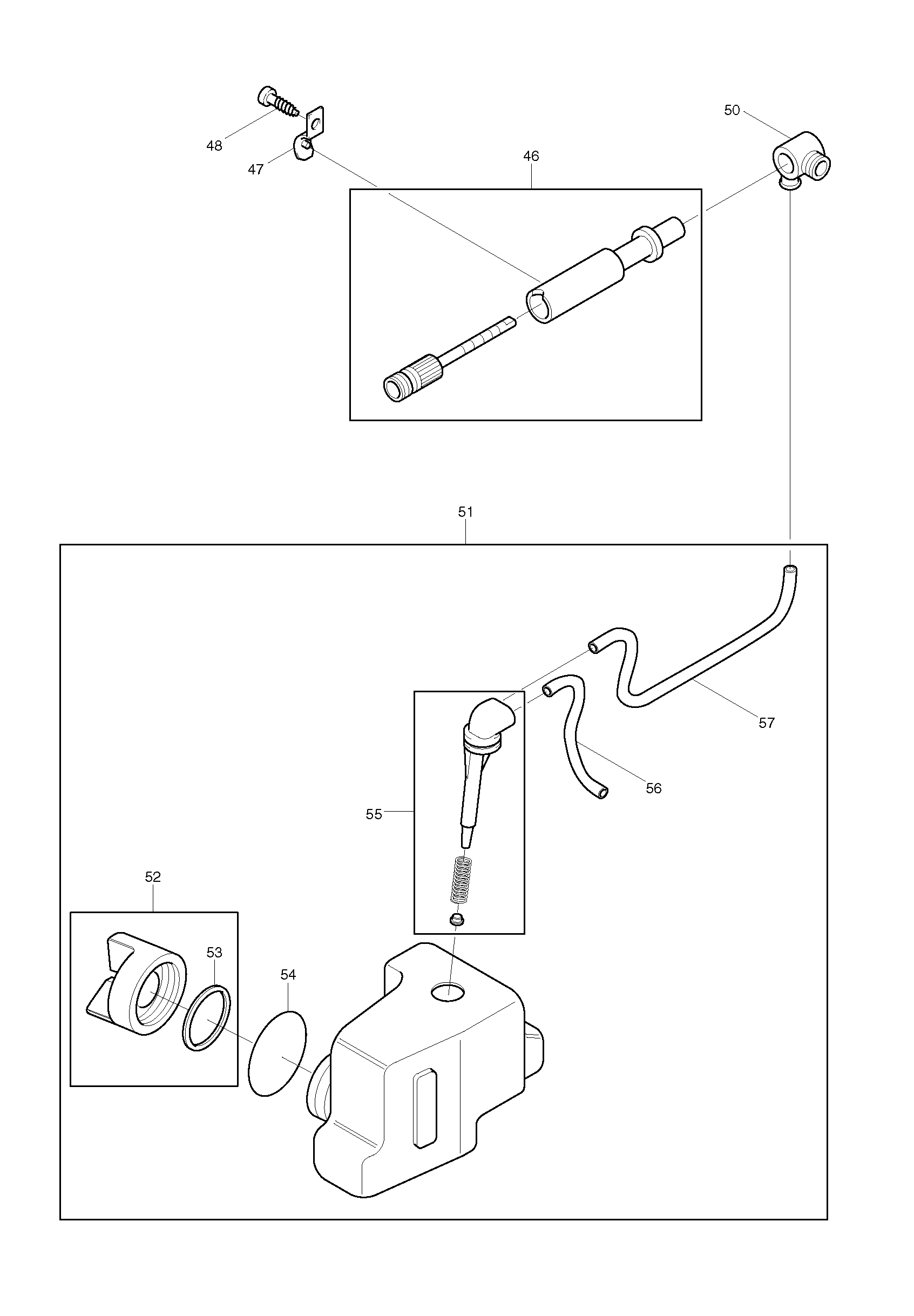 Makita DES350 parts diagram, sheet 3