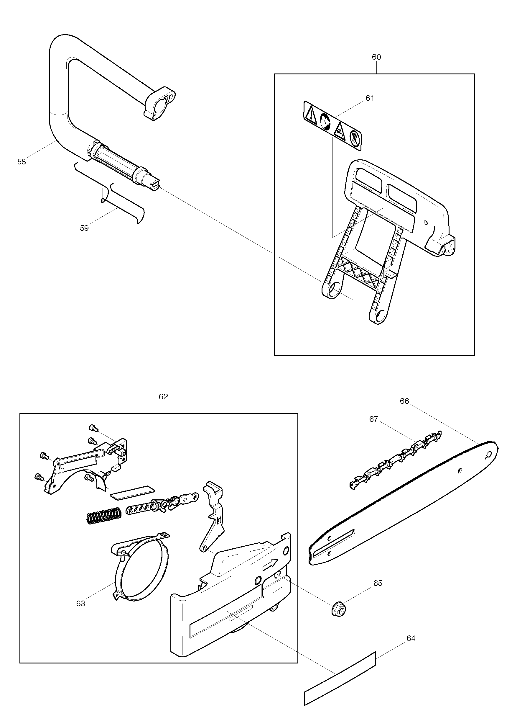 Makita DES350 parts diagram, sheet 4