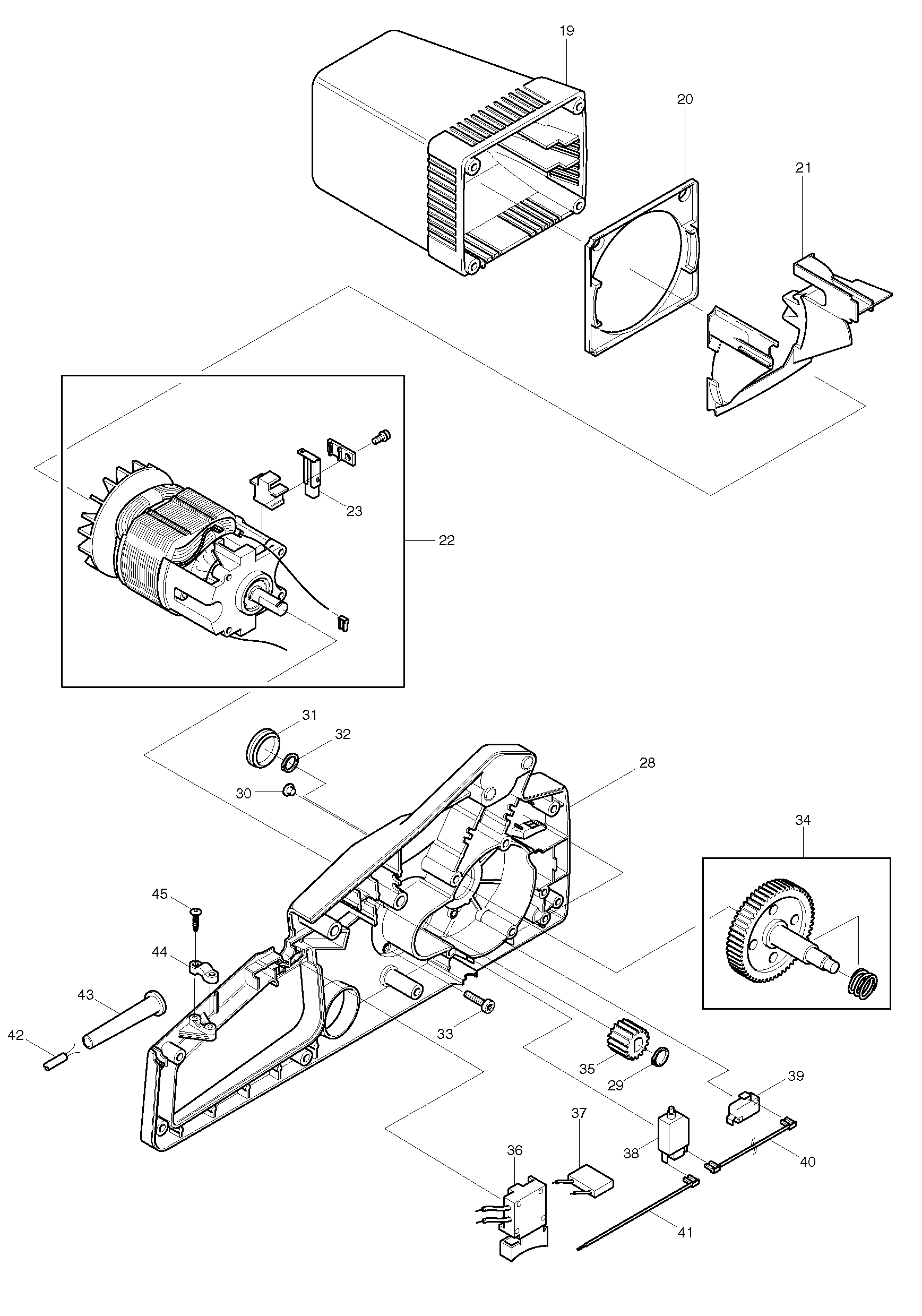 Makita DES380 parts diagram, sheet 2