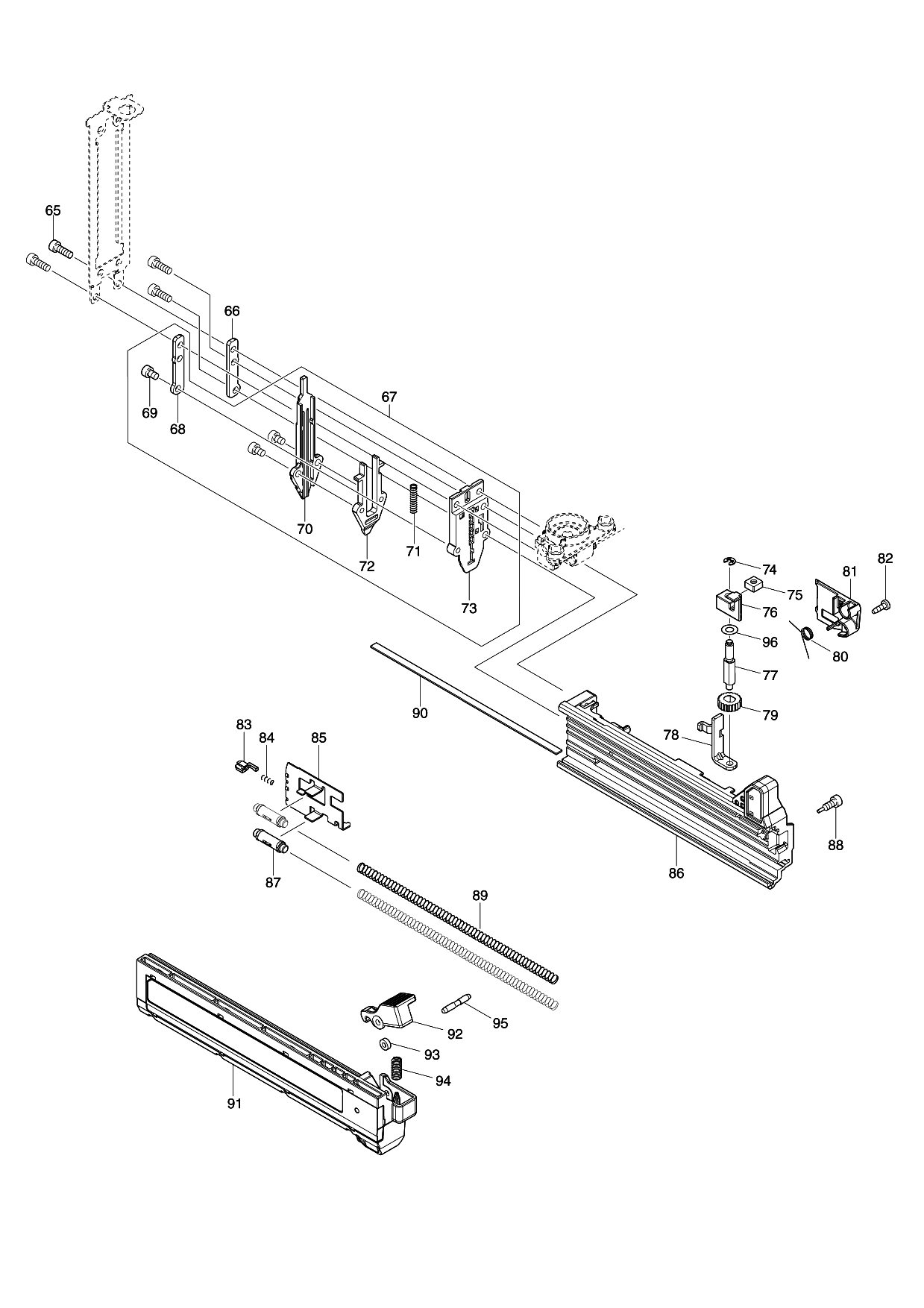 Makita DFN350 parts diagram, sheet 2