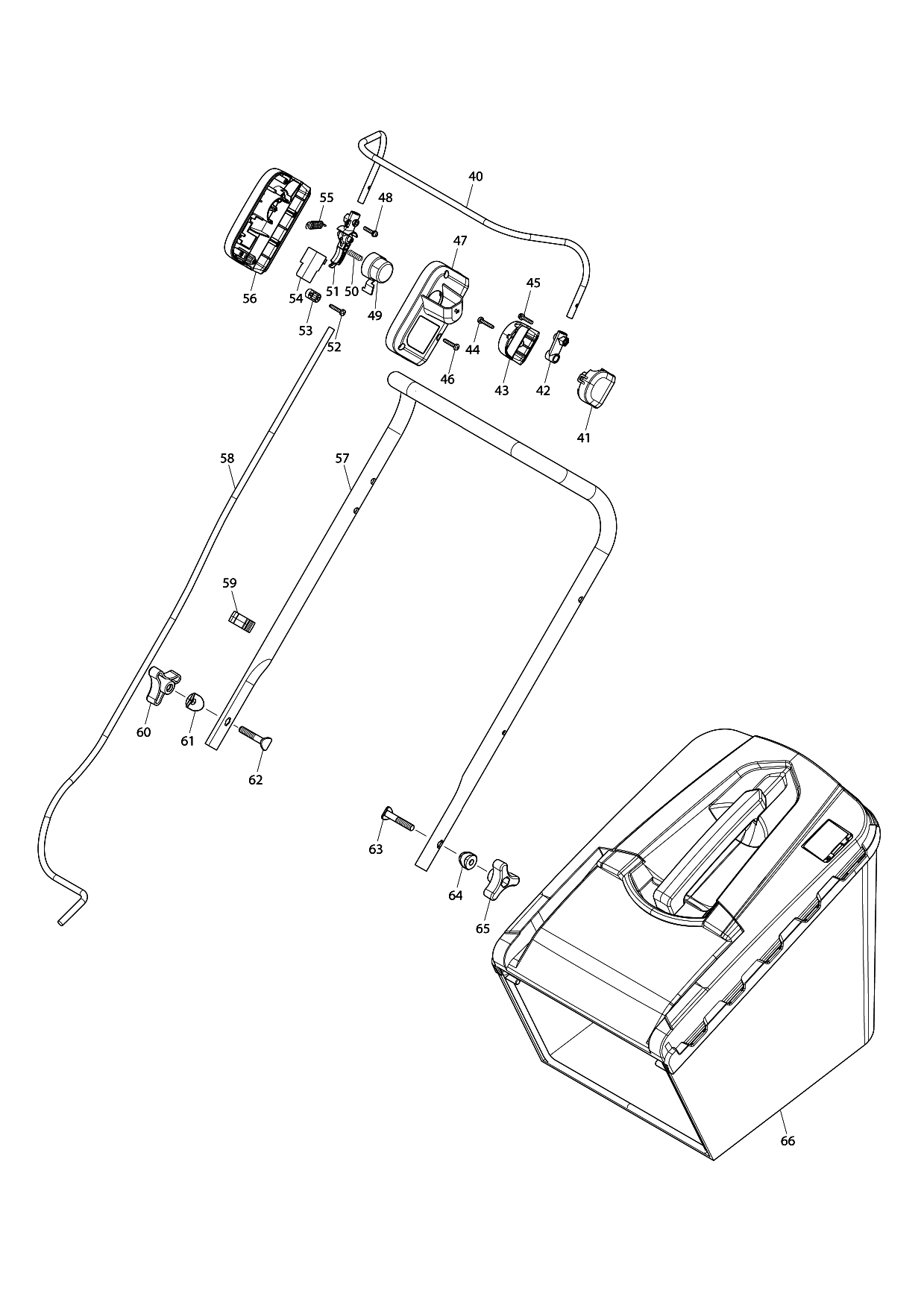 Makita DLM380 parts diagram, sheet 2