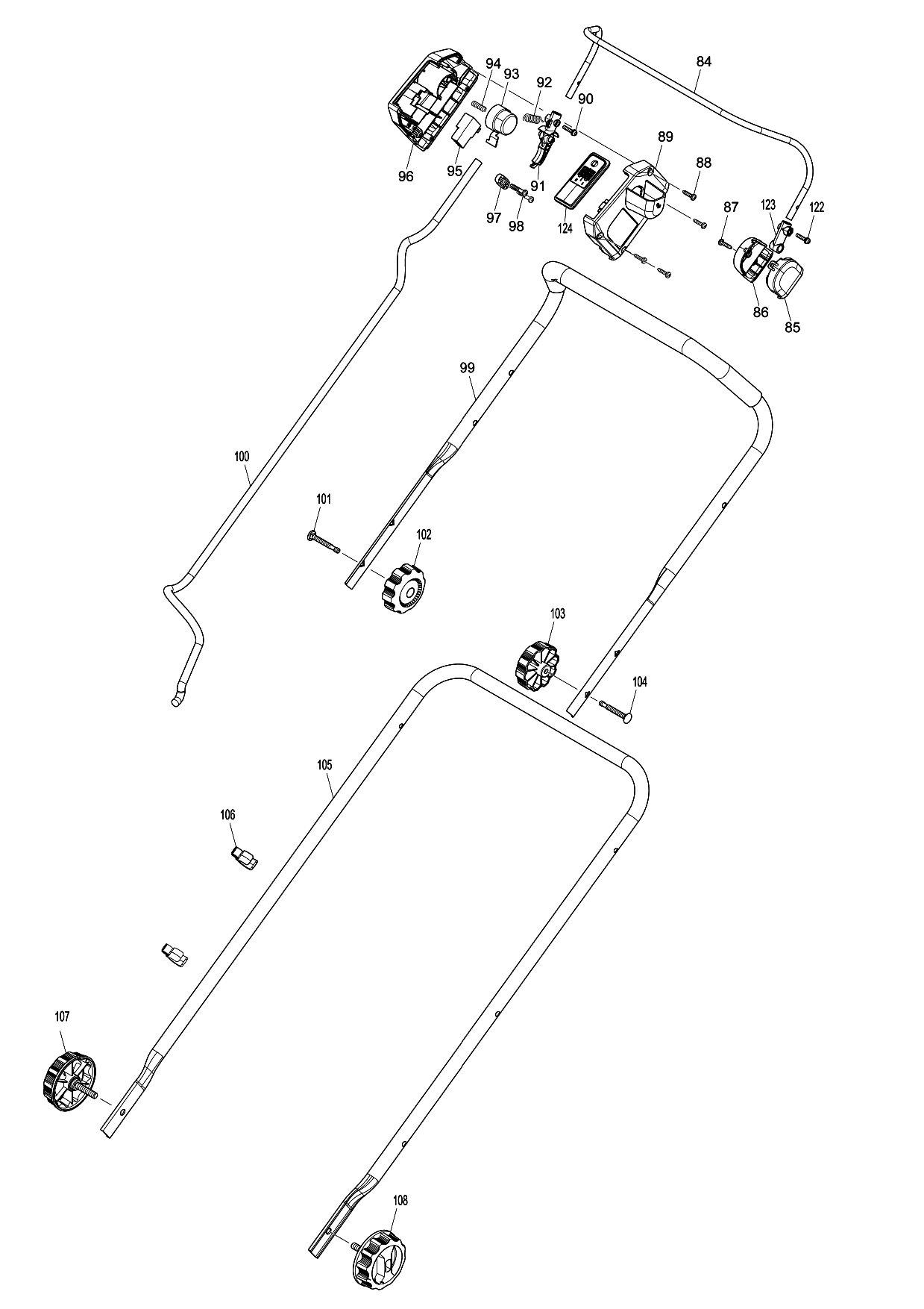 Makita DLM431 parts diagram, sheet 3