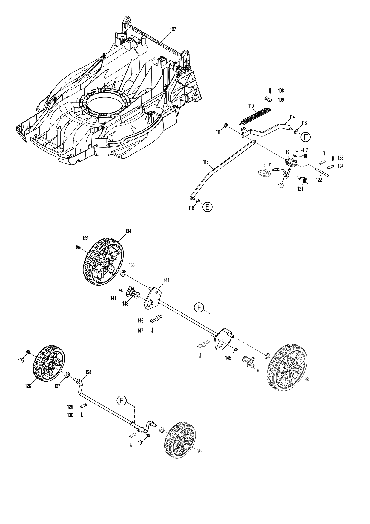 Makita DLM480 parts diagram, sheet 4