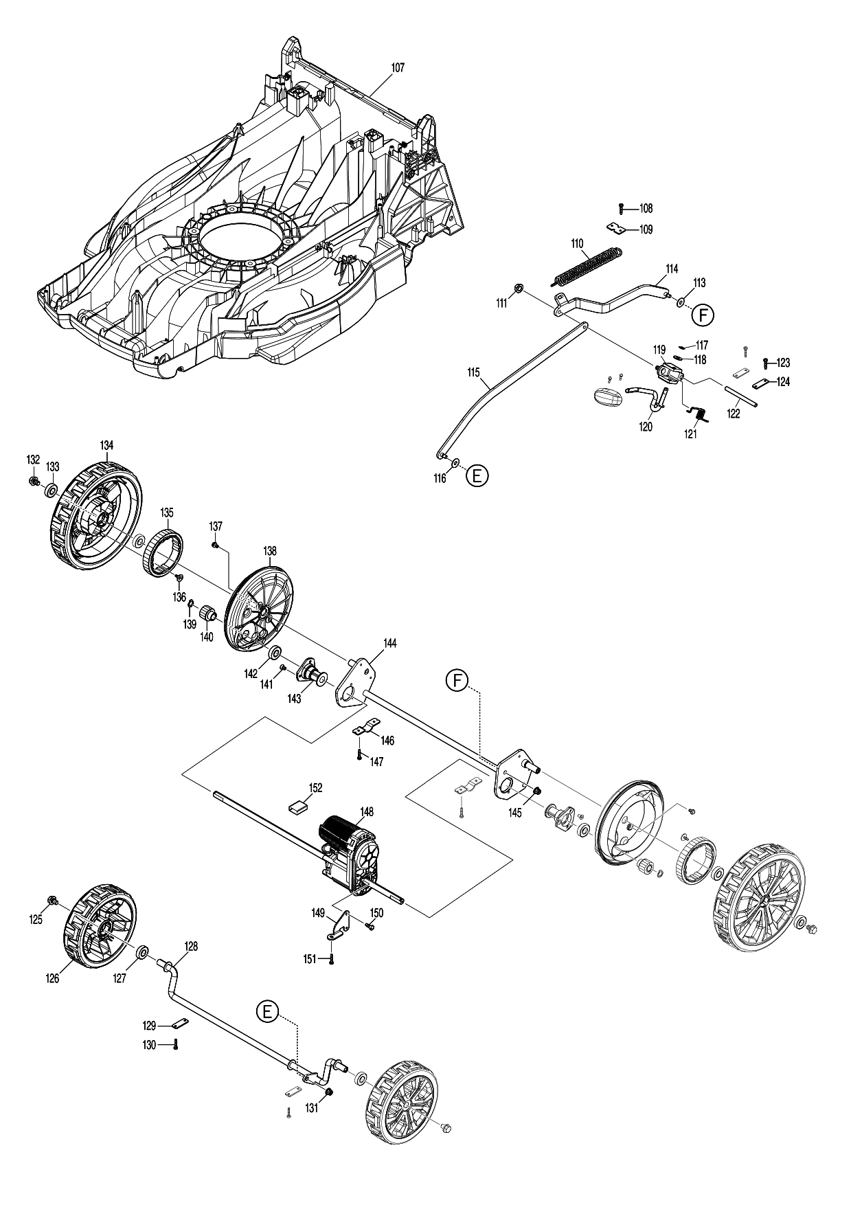Makita DLM481 parts diagram, sheet 4