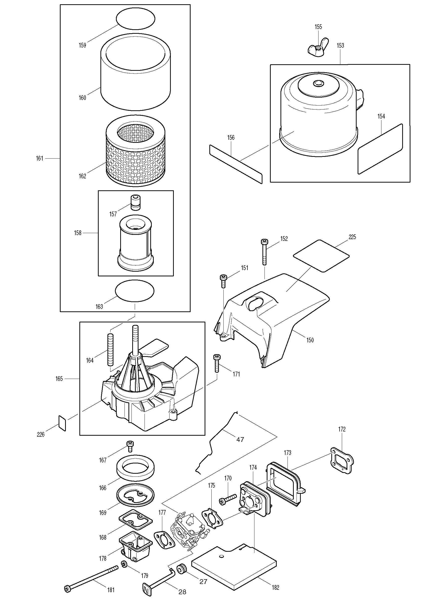 Makita DPC7000 parts diagram, sheet 5