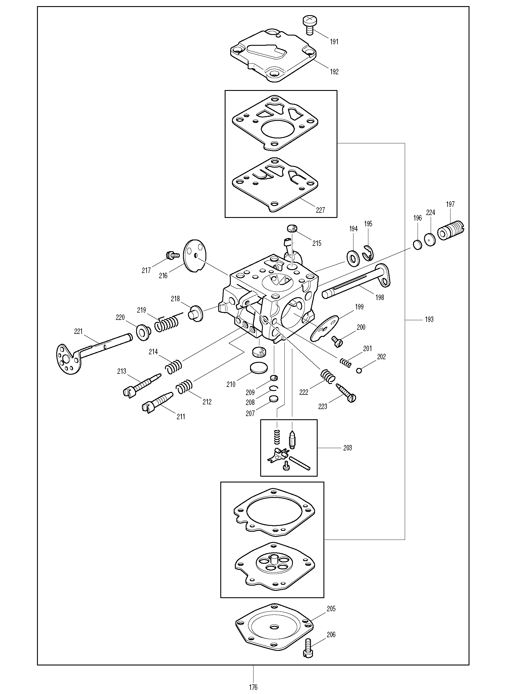 Makita DPC7000 parts diagram, sheet 6