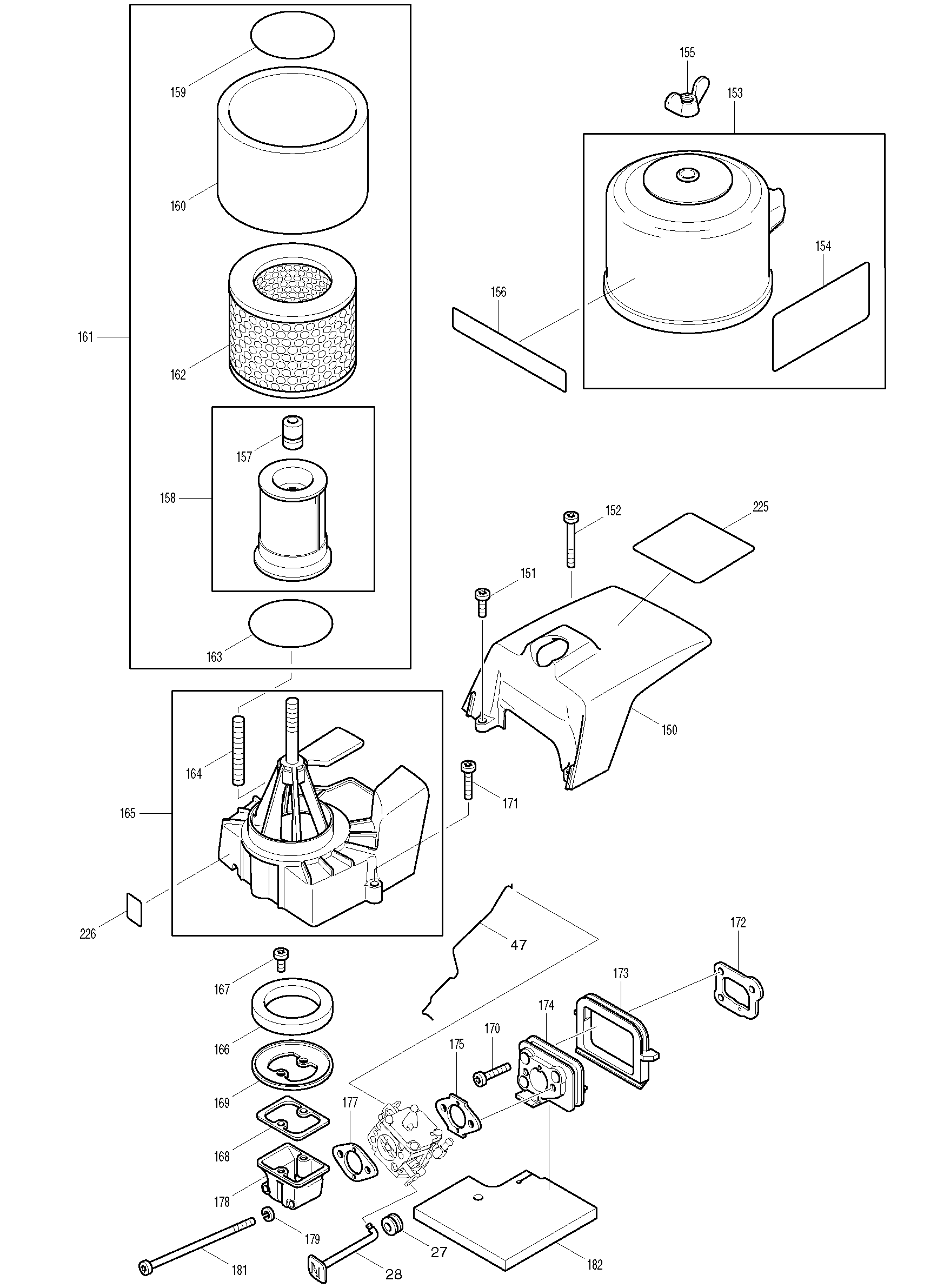 Makita DPC7001 parts diagram, sheet 5