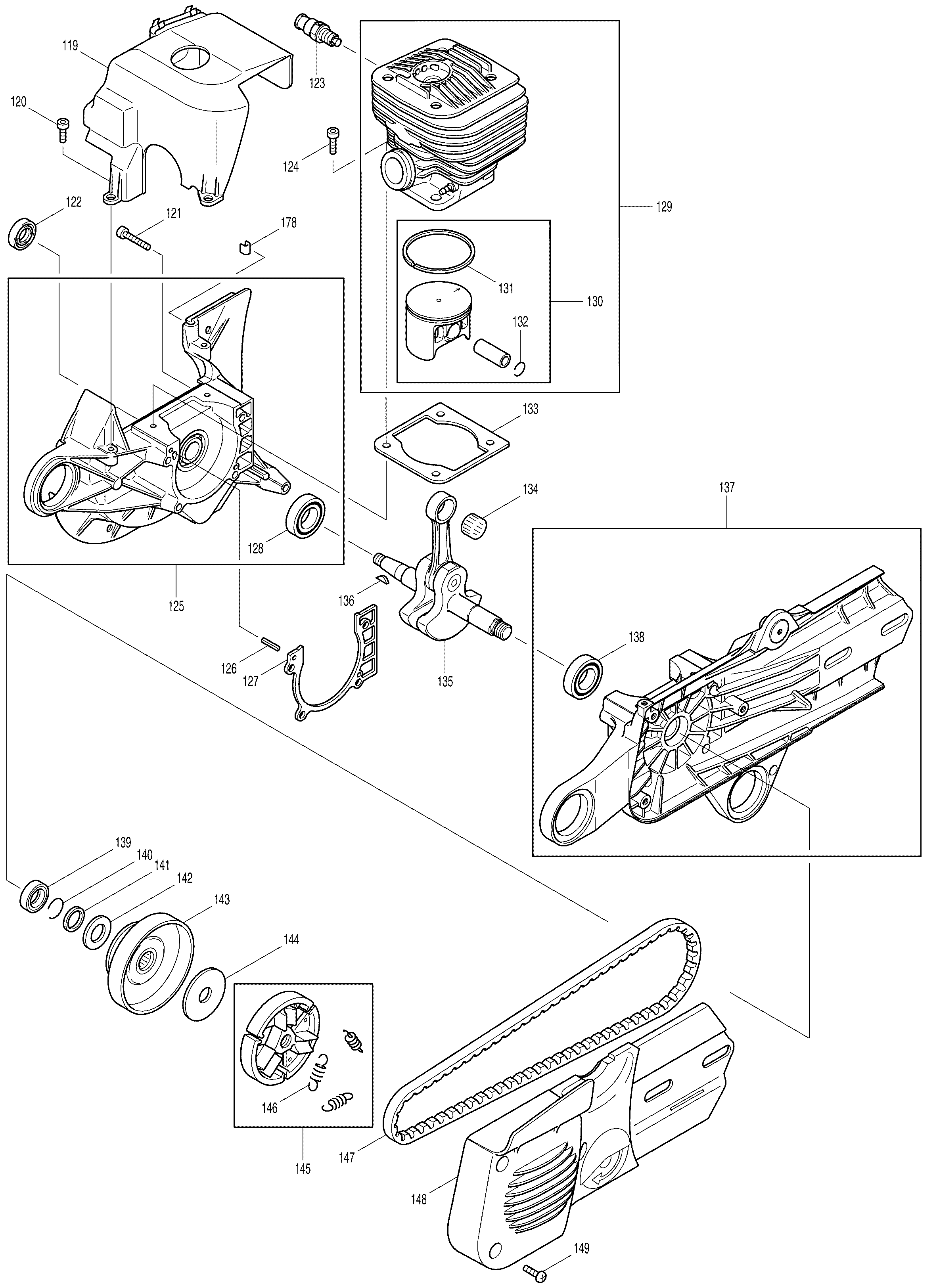 Makita DPC7301 parts diagram, sheet 5