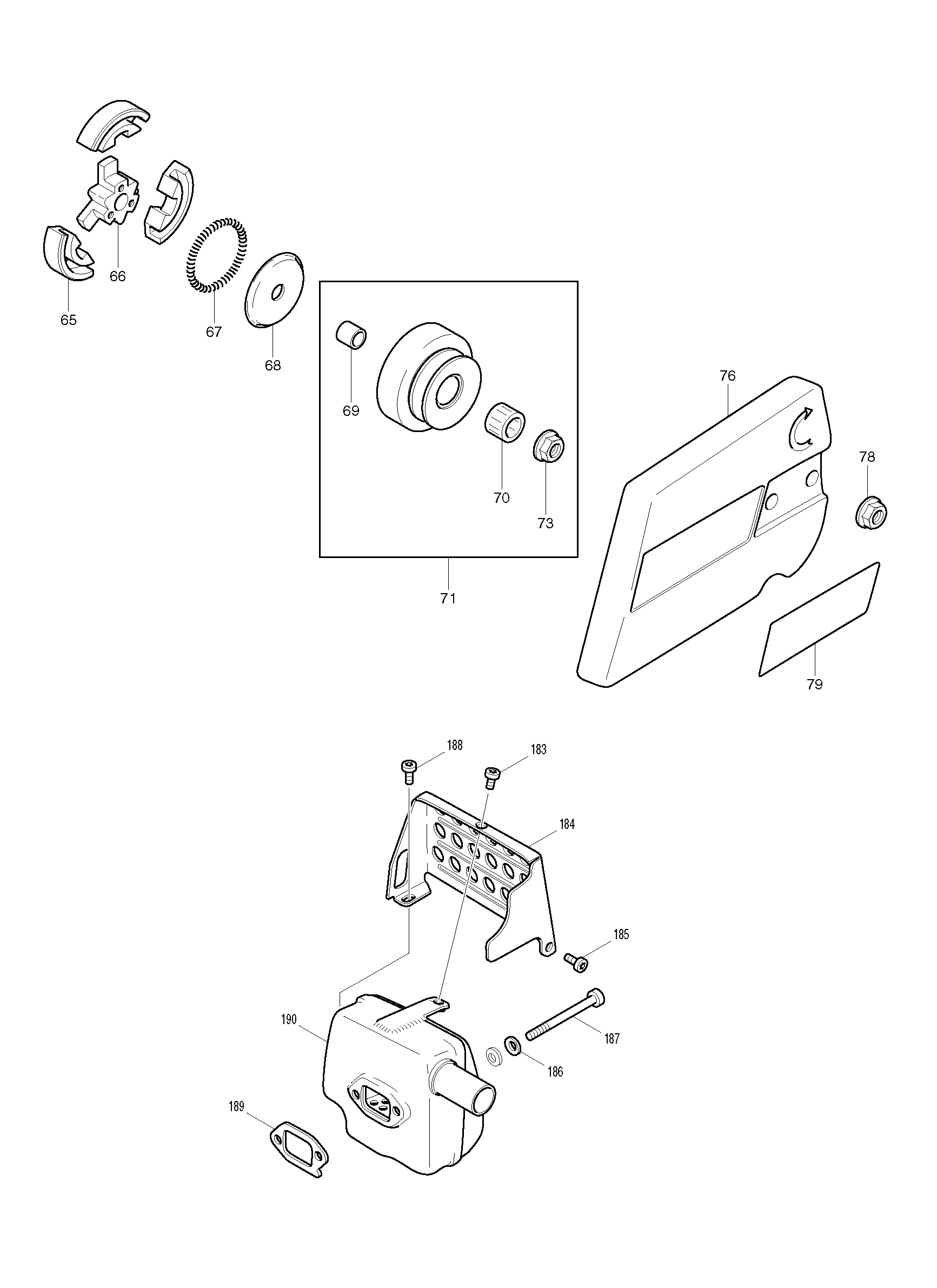 Makita DPC9500 parts diagram, sheet 4