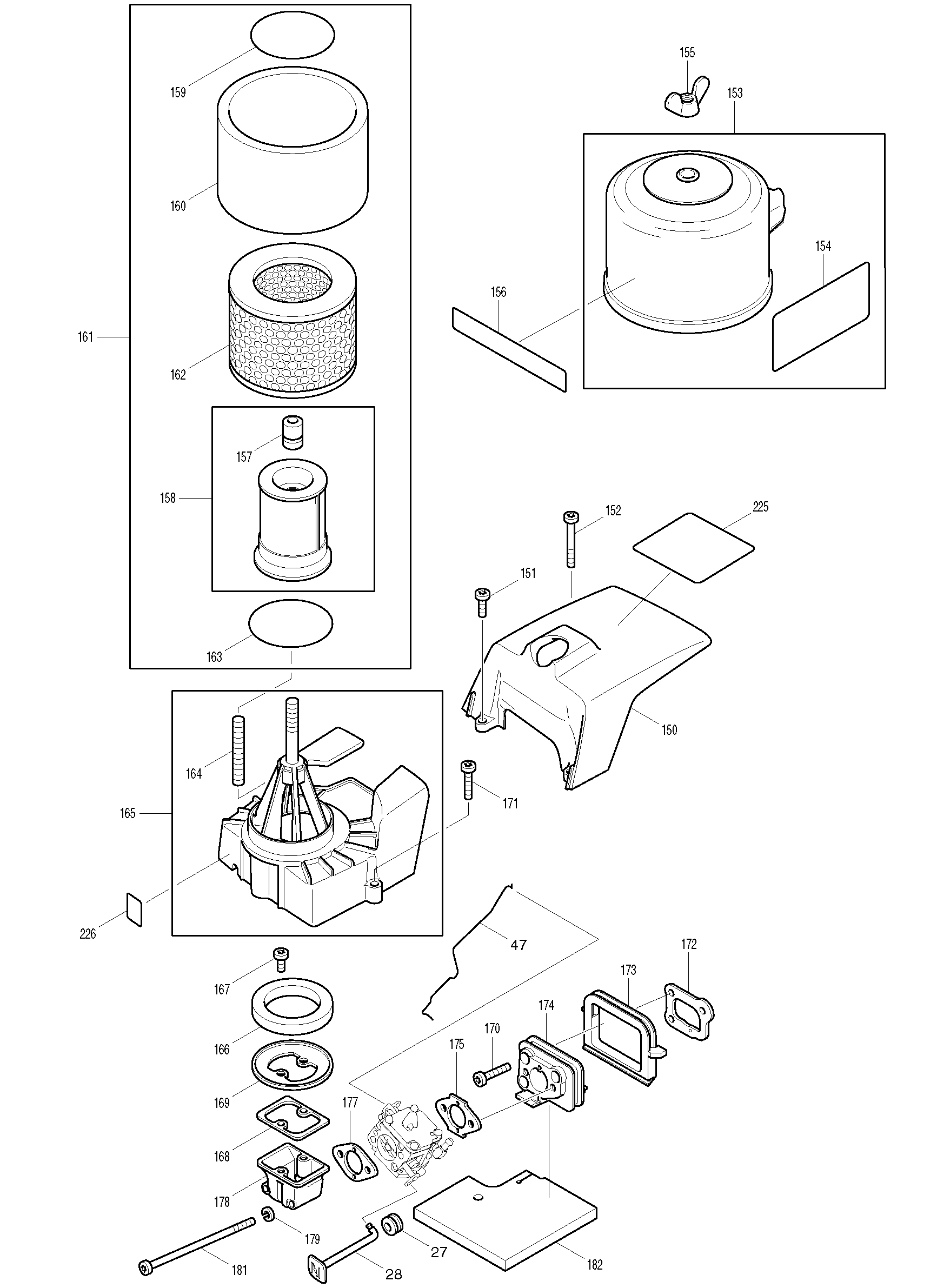 Makita DPC9500 parts diagram, sheet 5