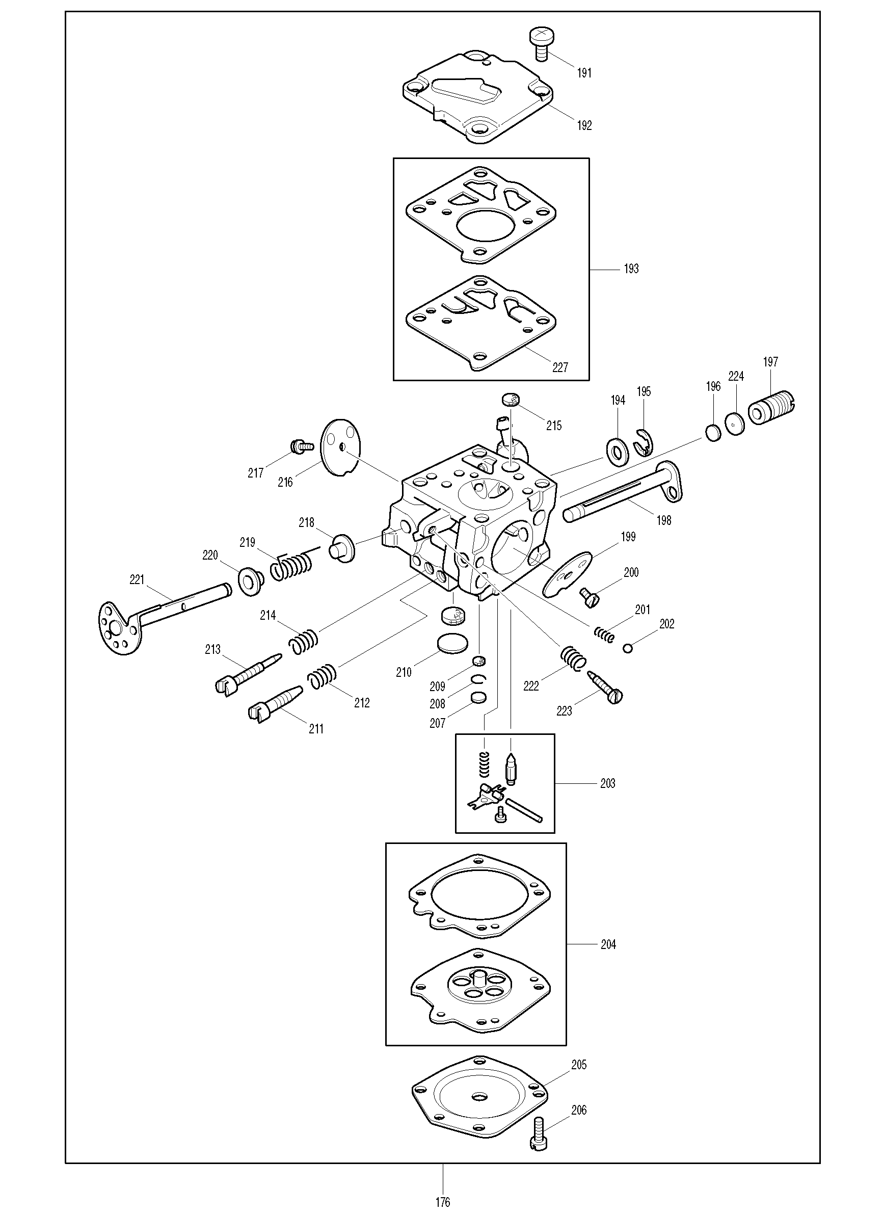 Makita DPC9500 parts diagram, sheet 6