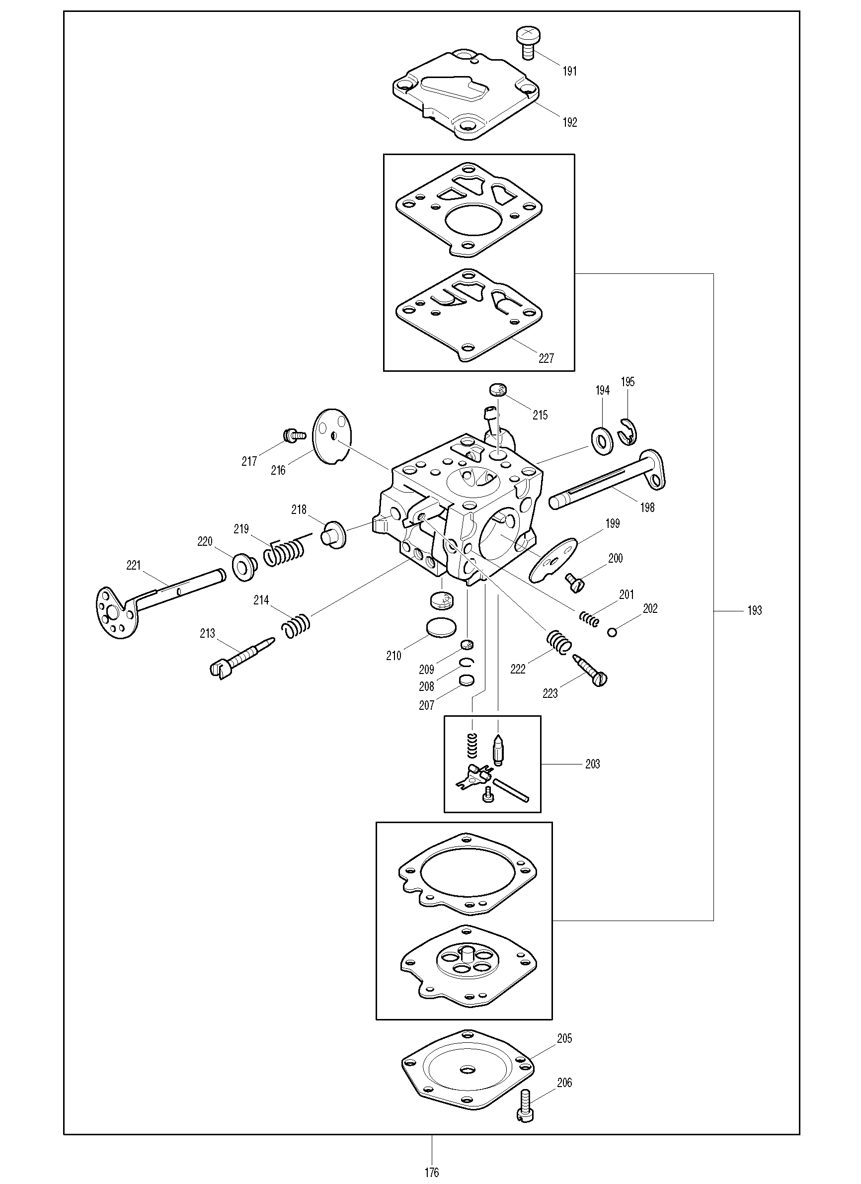 Makita DPC9501 parts diagram, sheet 6