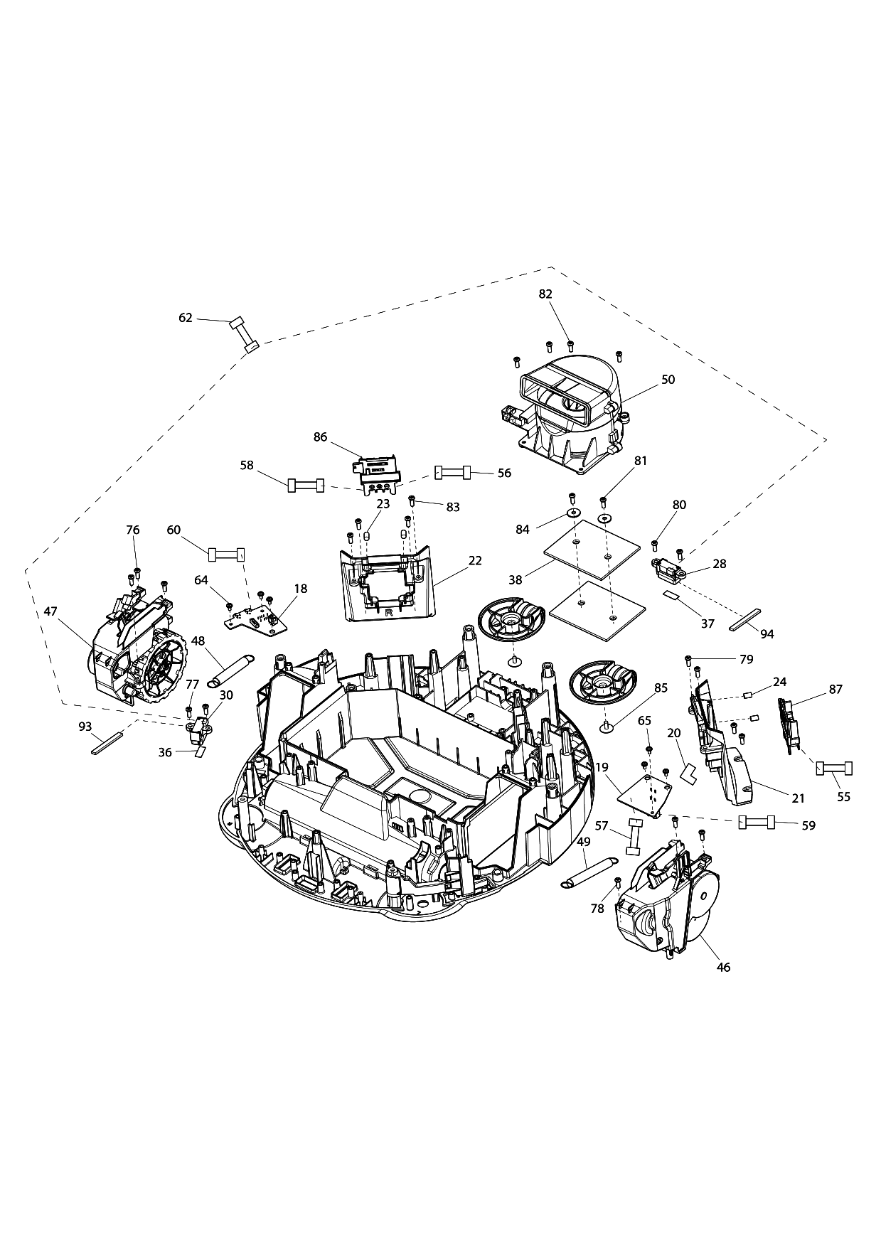 Makita DRC200 parts diagram, sheet 3