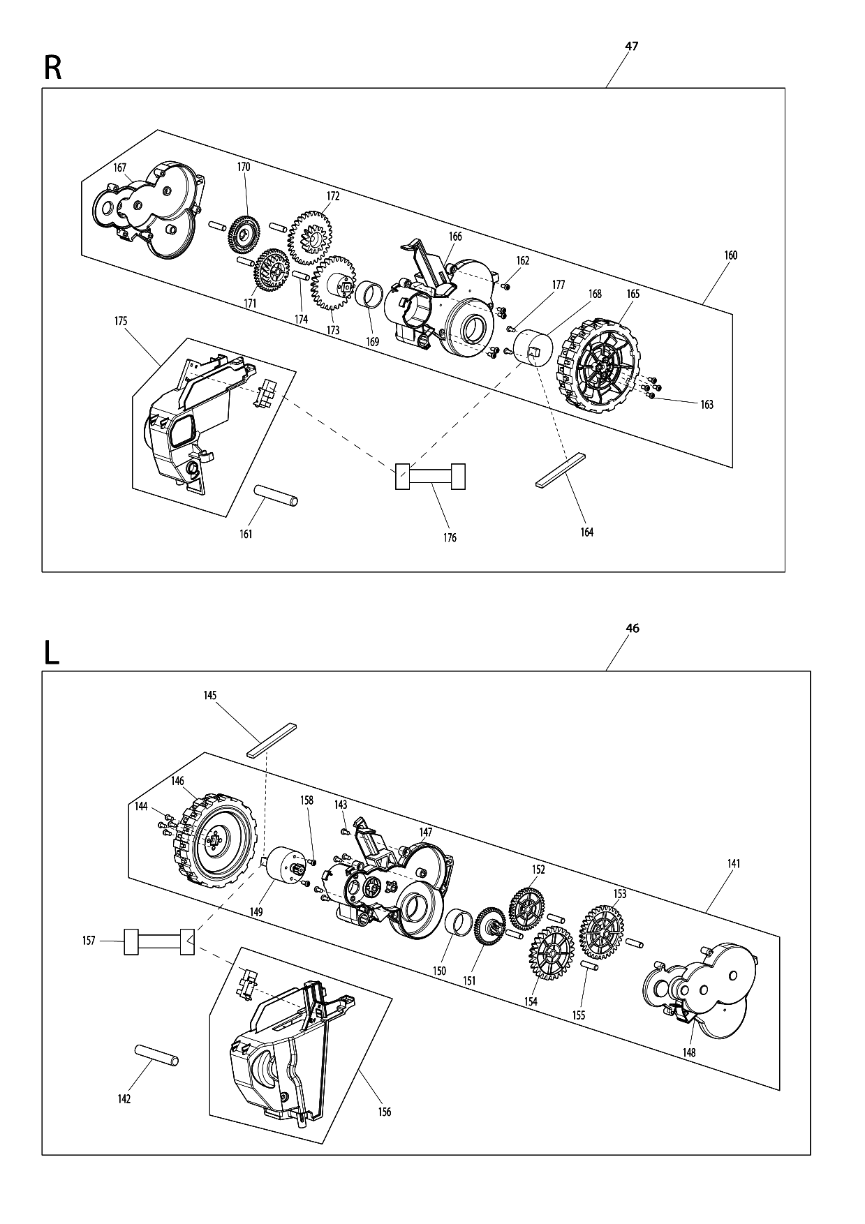 Makita DRC200 parts diagram, sheet 6