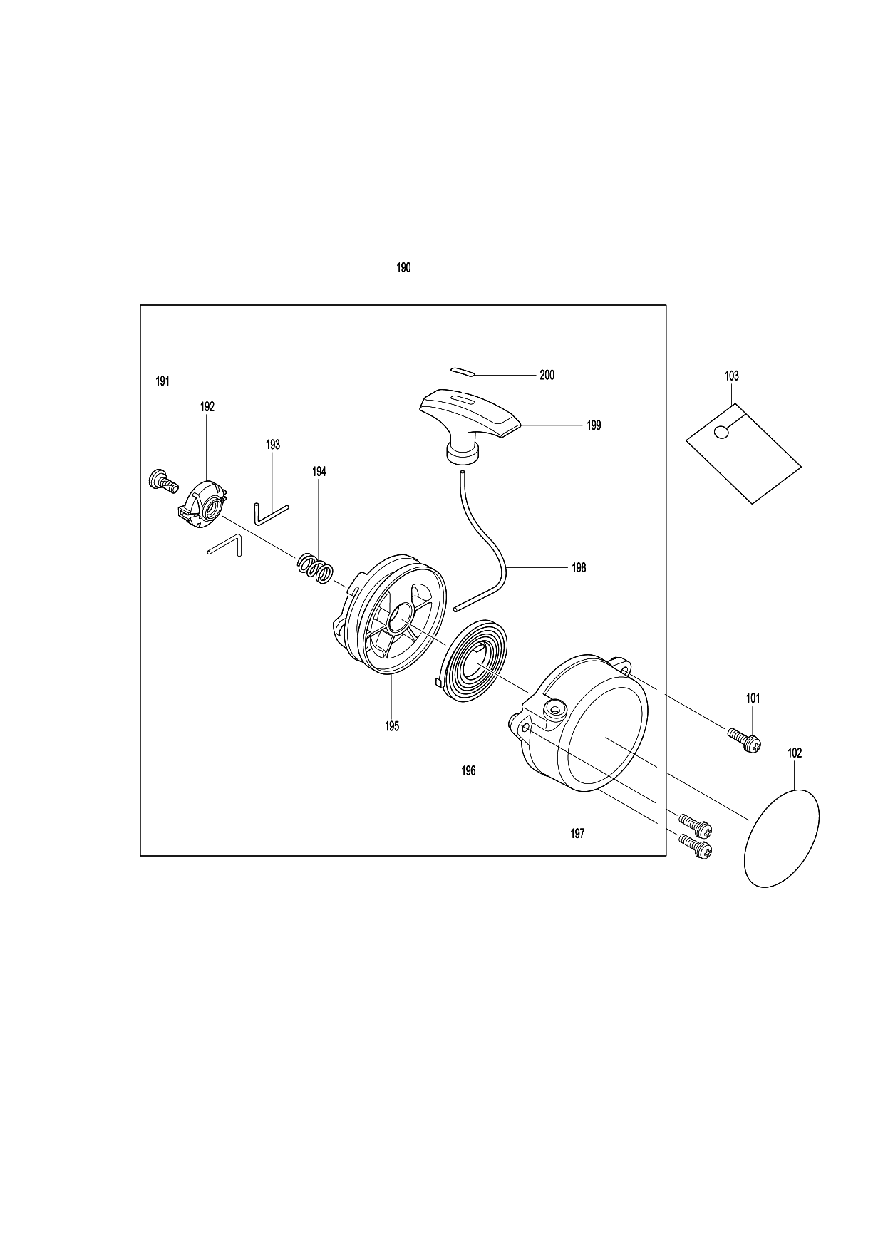 Makita EB7650TH parts diagram, sheet 6