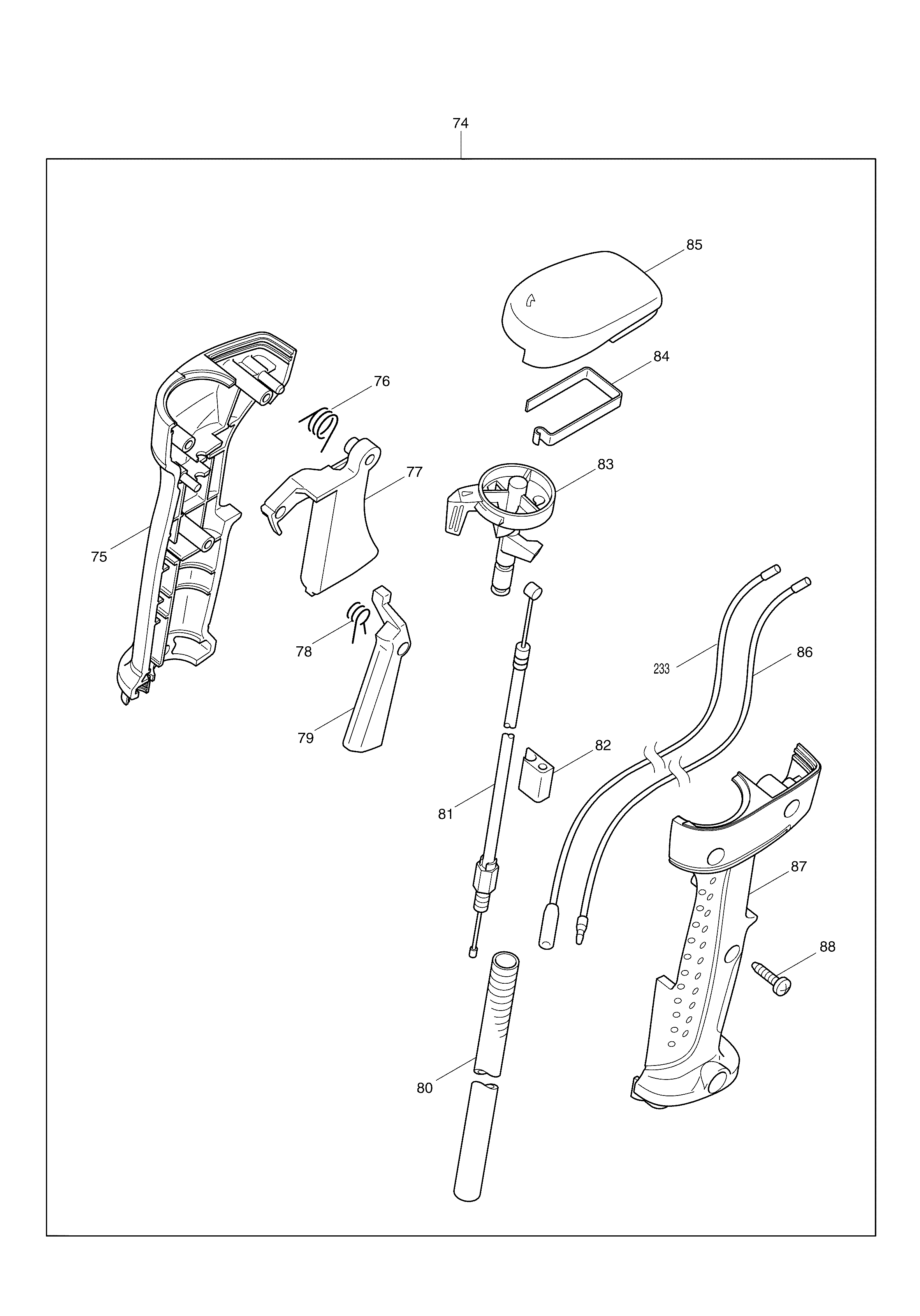 Makita EBH341U parts diagram, sheet 2