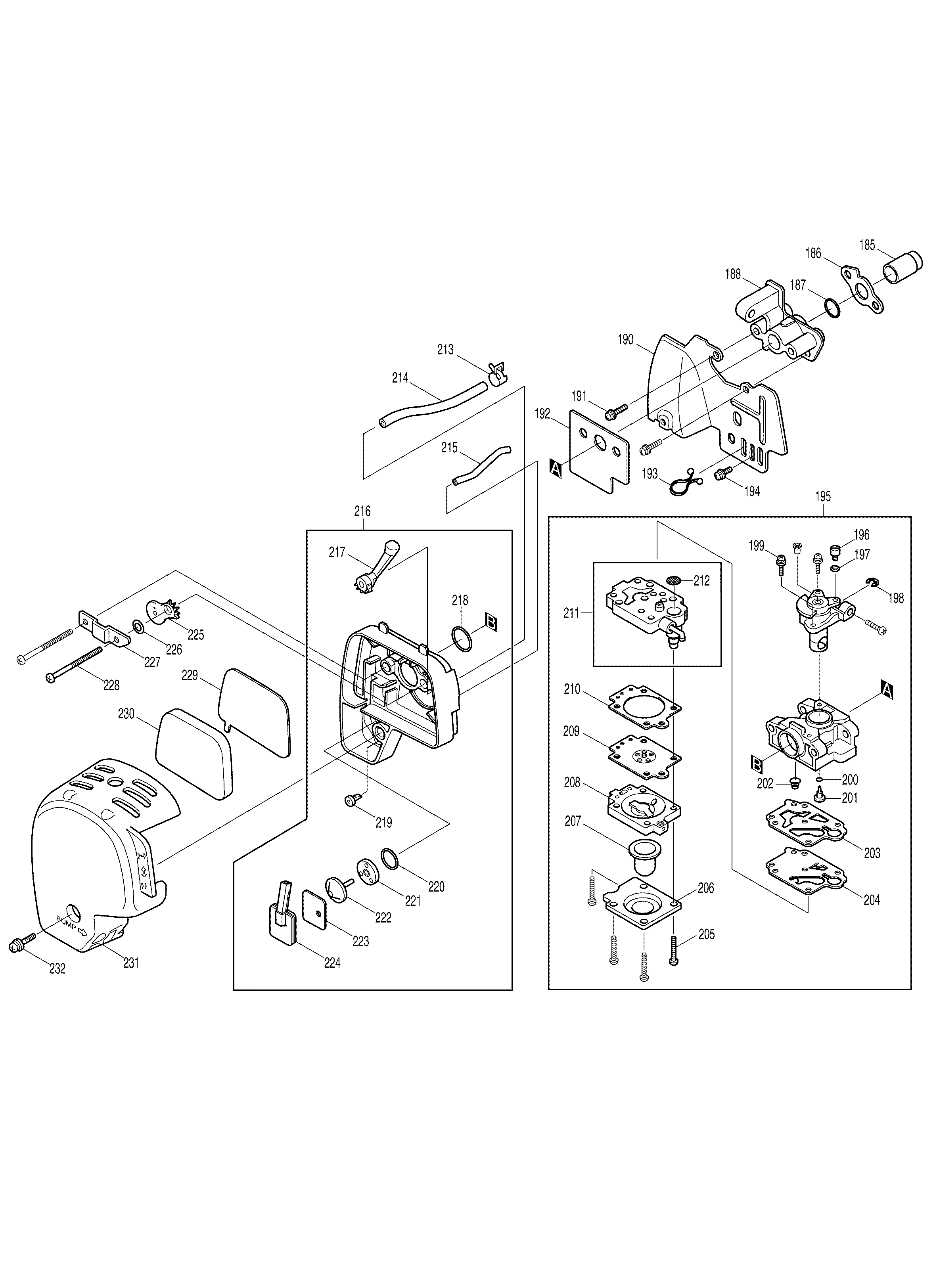 Makita EBH341U parts diagram, sheet 4