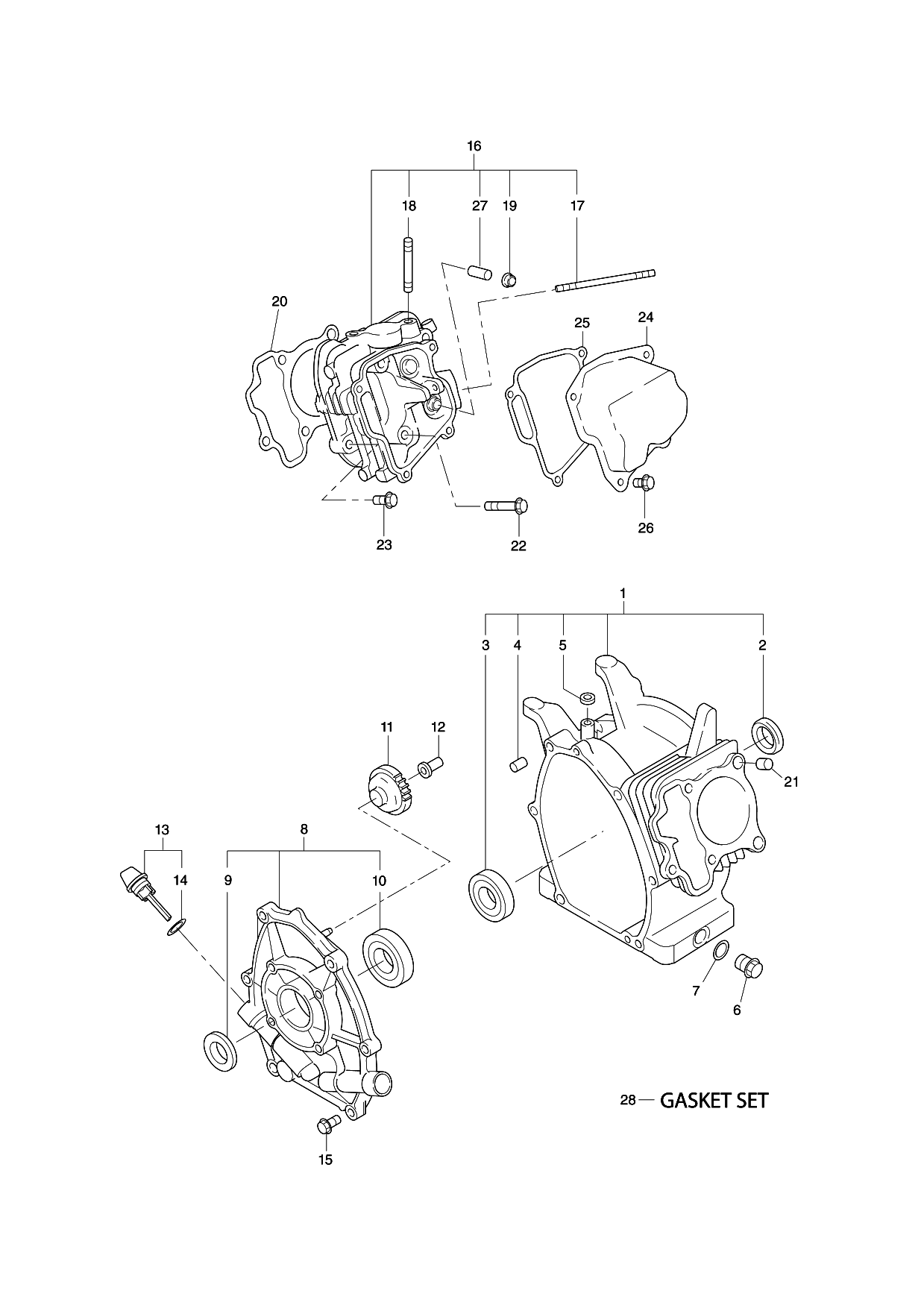 Makita EG241A parts diagram, sheet 1