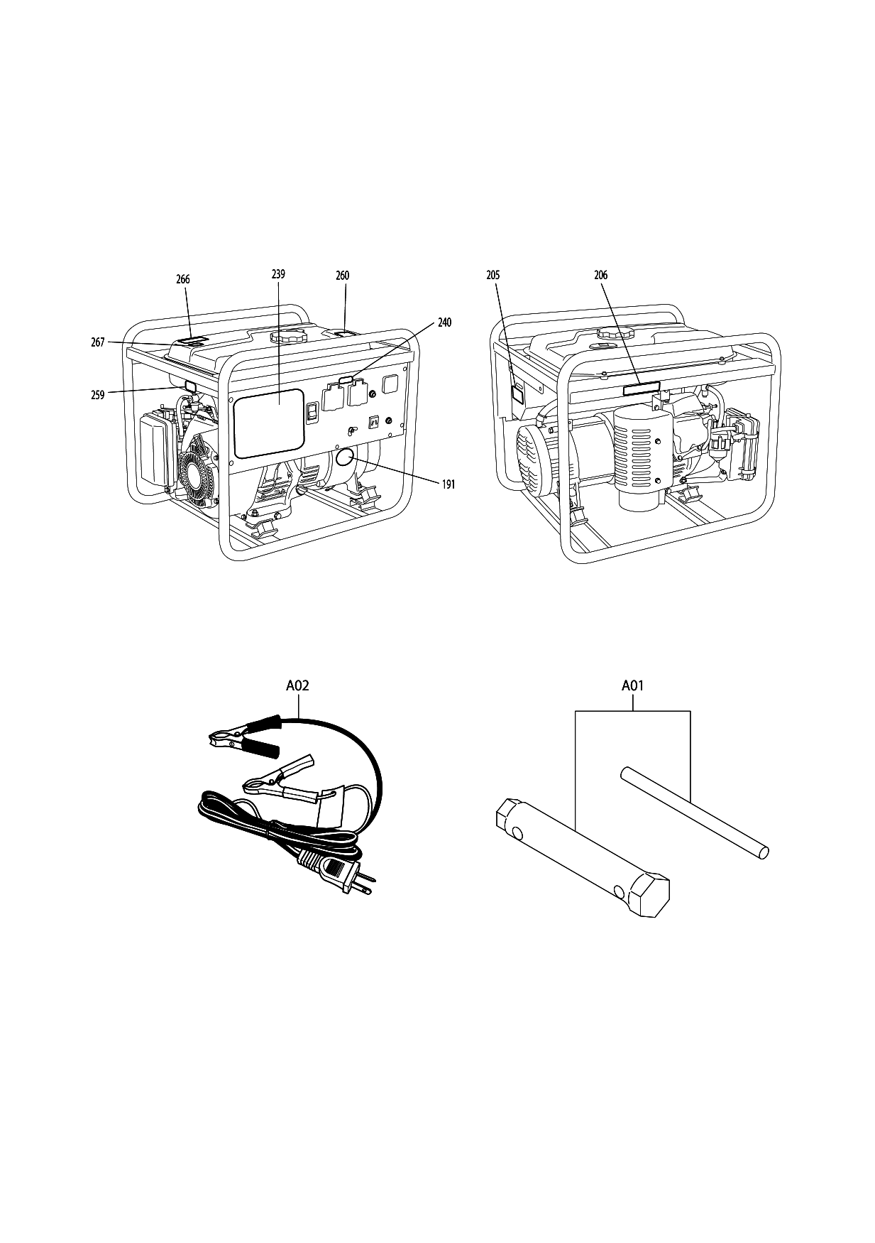 Makita EG241A parts diagram, sheet 11