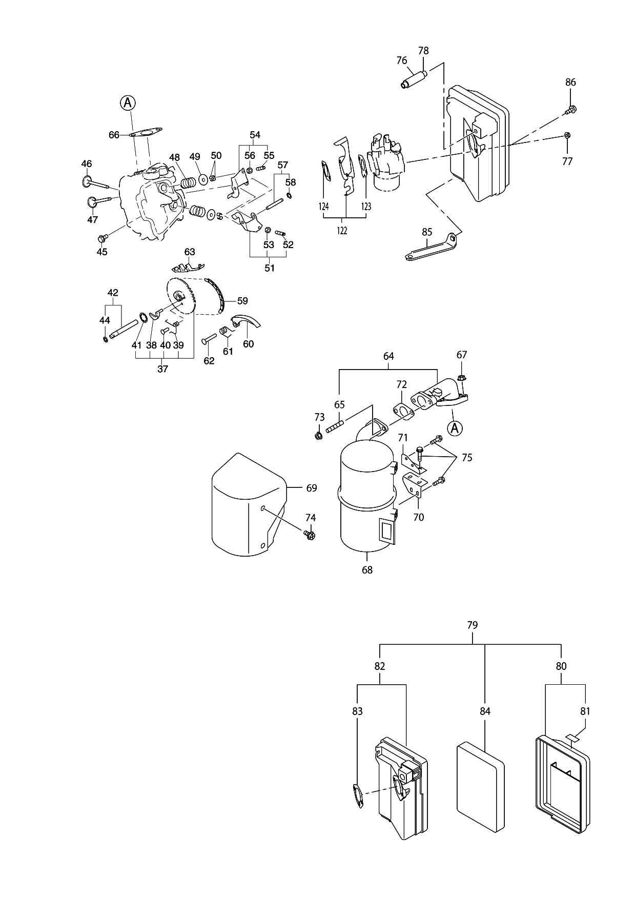 Makita EG241A parts diagram, sheet 3