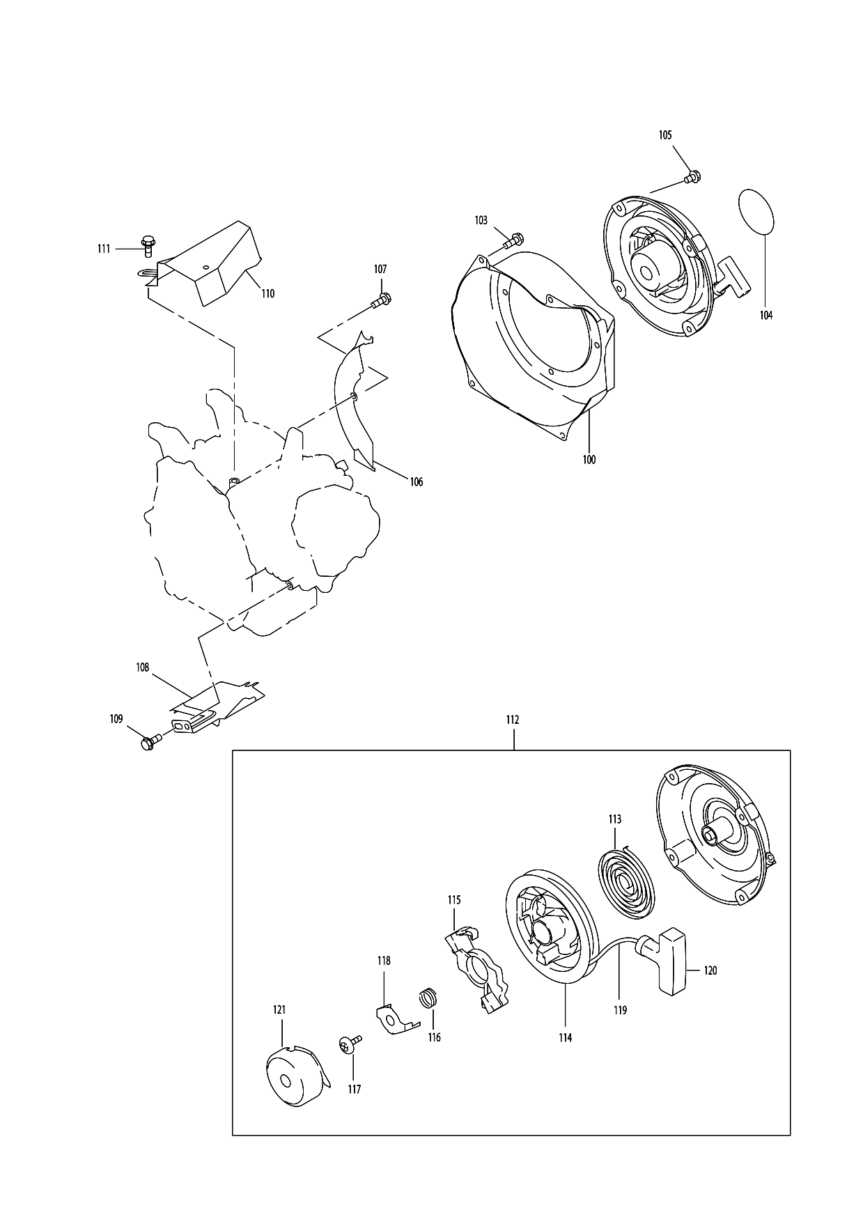 Makita EG241A parts diagram, sheet 5