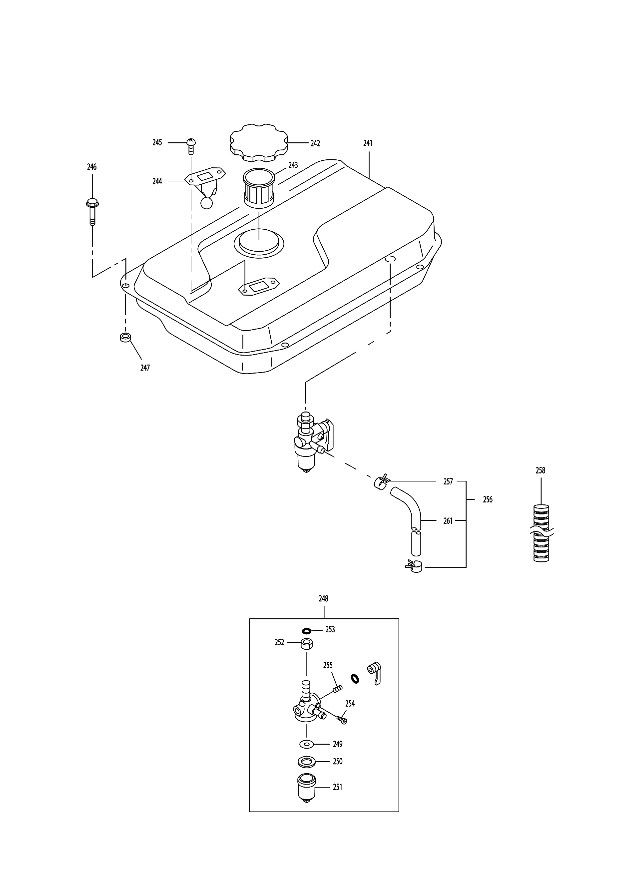 Makita EG241A parts diagram, sheet 6