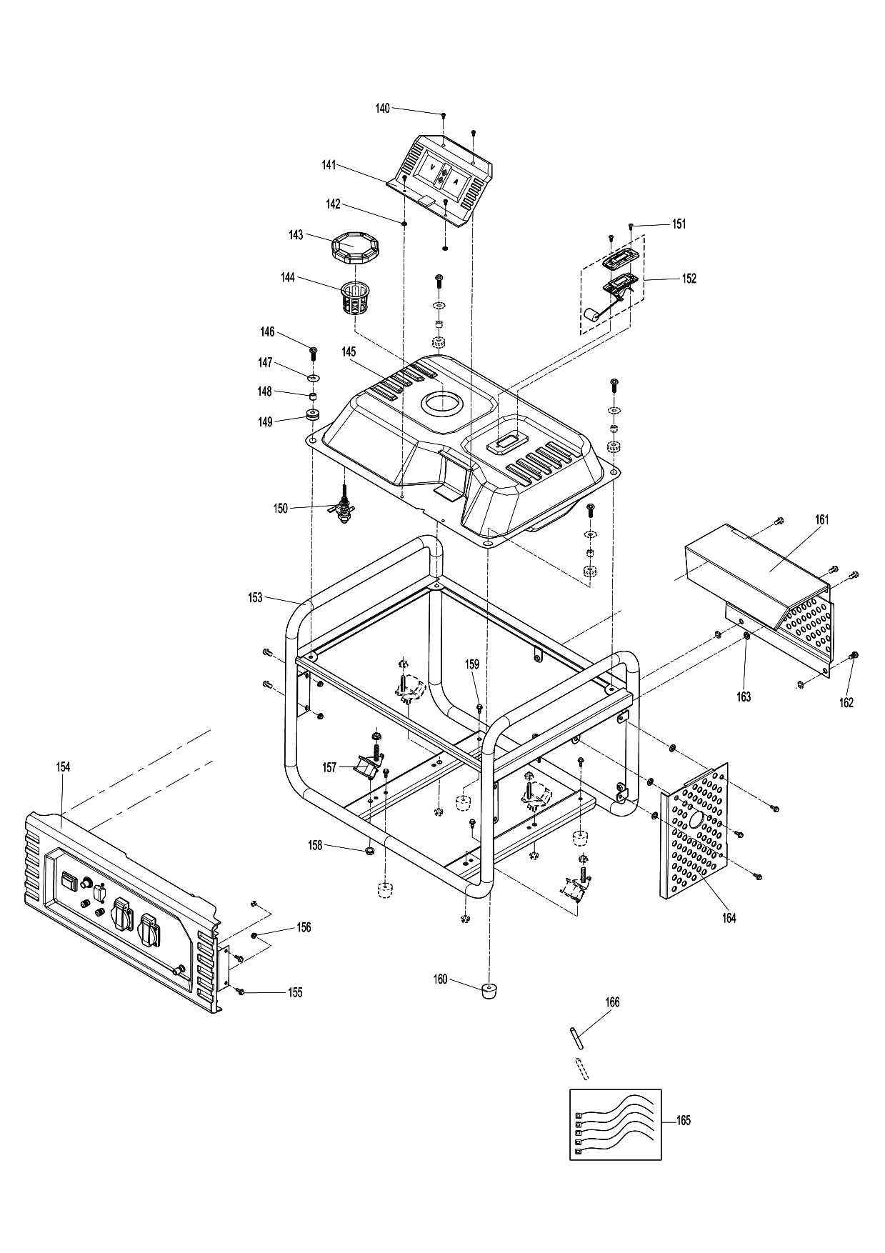 Makita EG2850A parts diagram, sheet 8