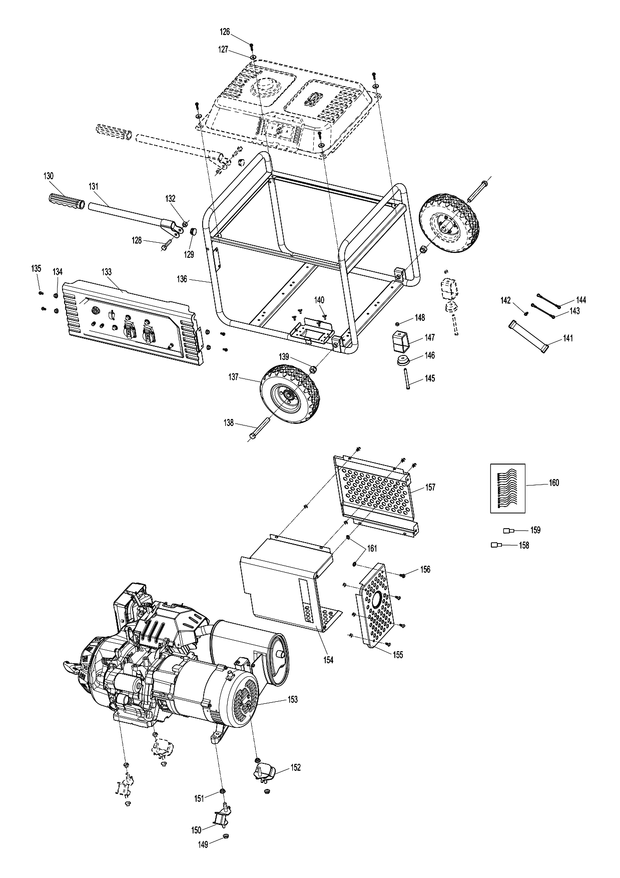 Makita EG4550A parts diagram, sheet 6