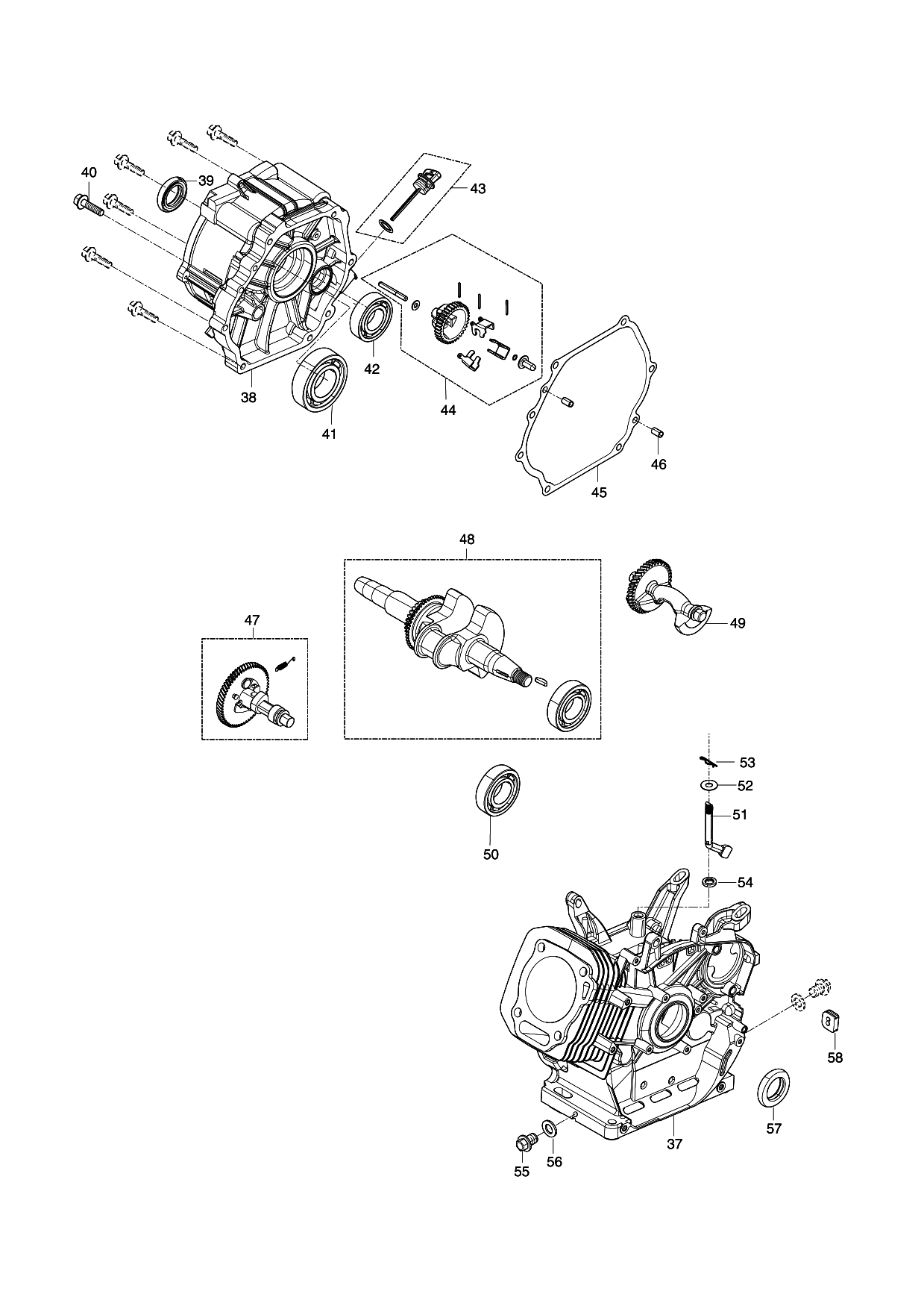 Makita EG5550A parts diagram, sheet 3