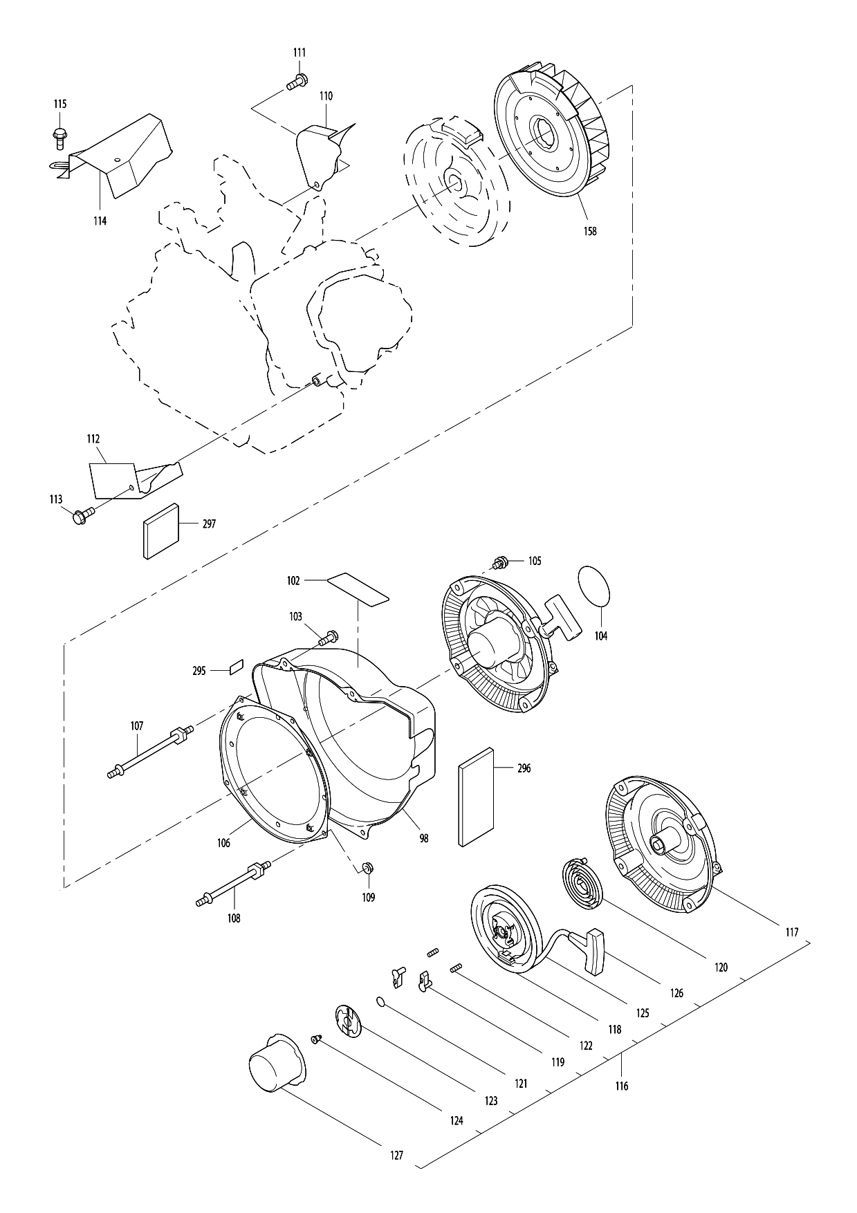 Makita EG601A parts diagram, sheet 5