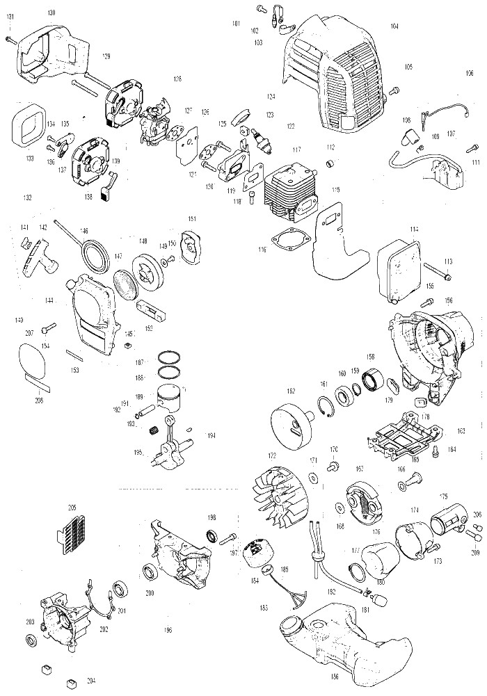Makita EM3400U parts diagram, sheet 3
