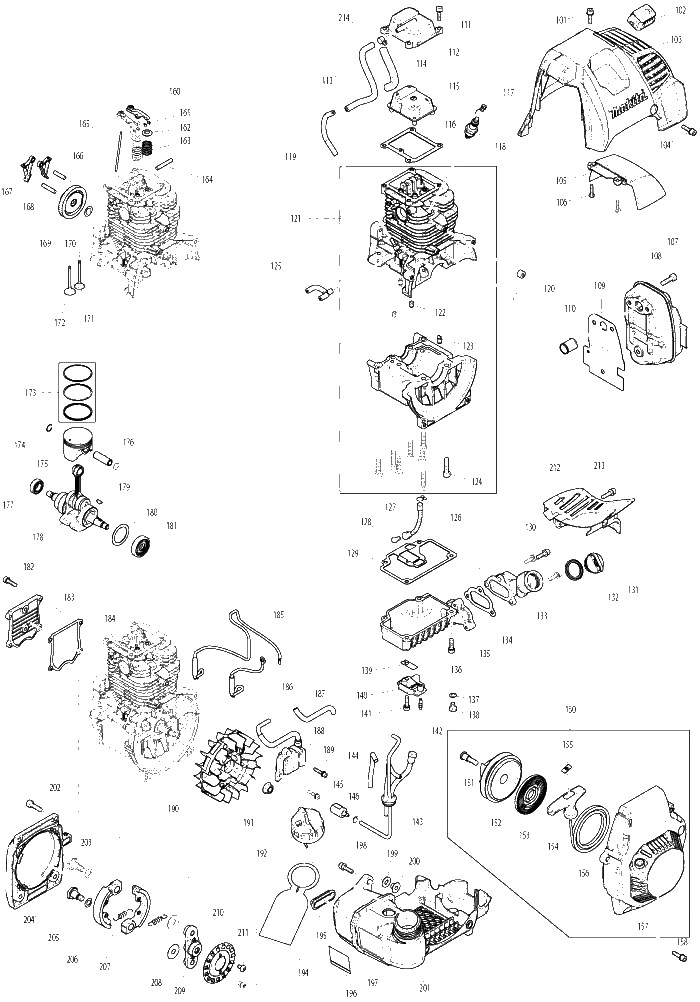 Makita EM4351UH parts diagram, sheet 3