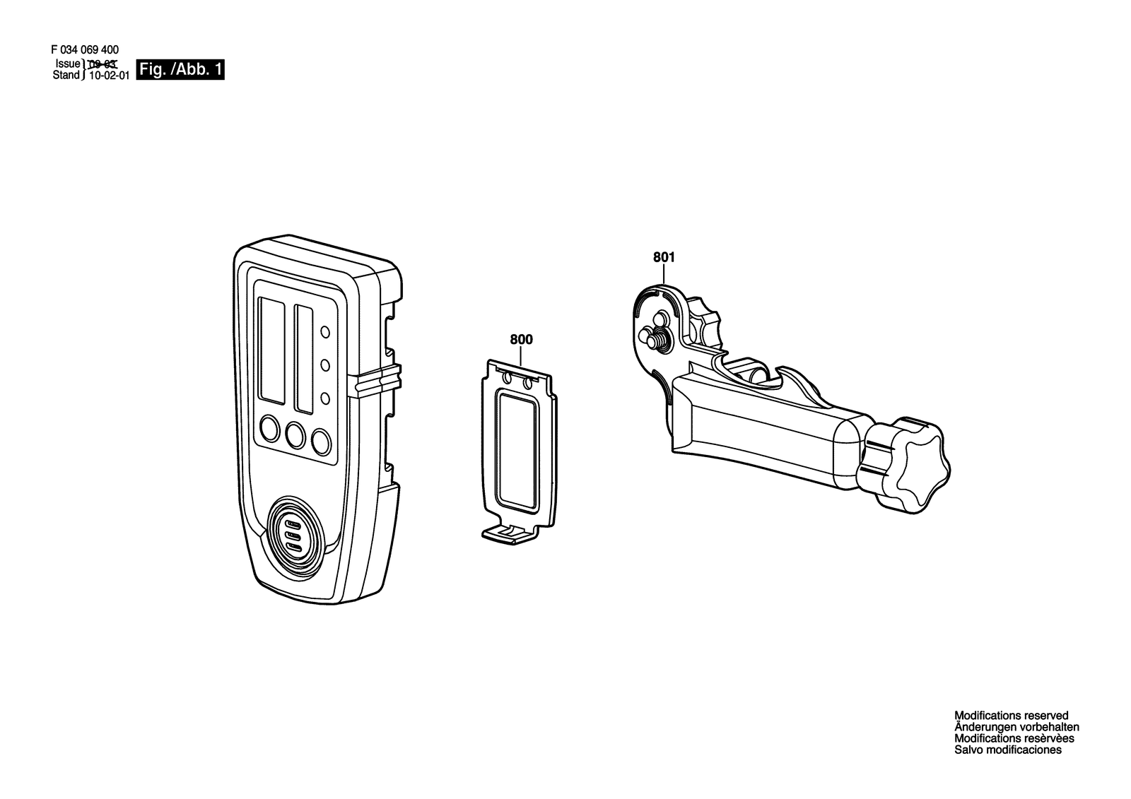 Bosch LR 30 parts diagram, sheet 1