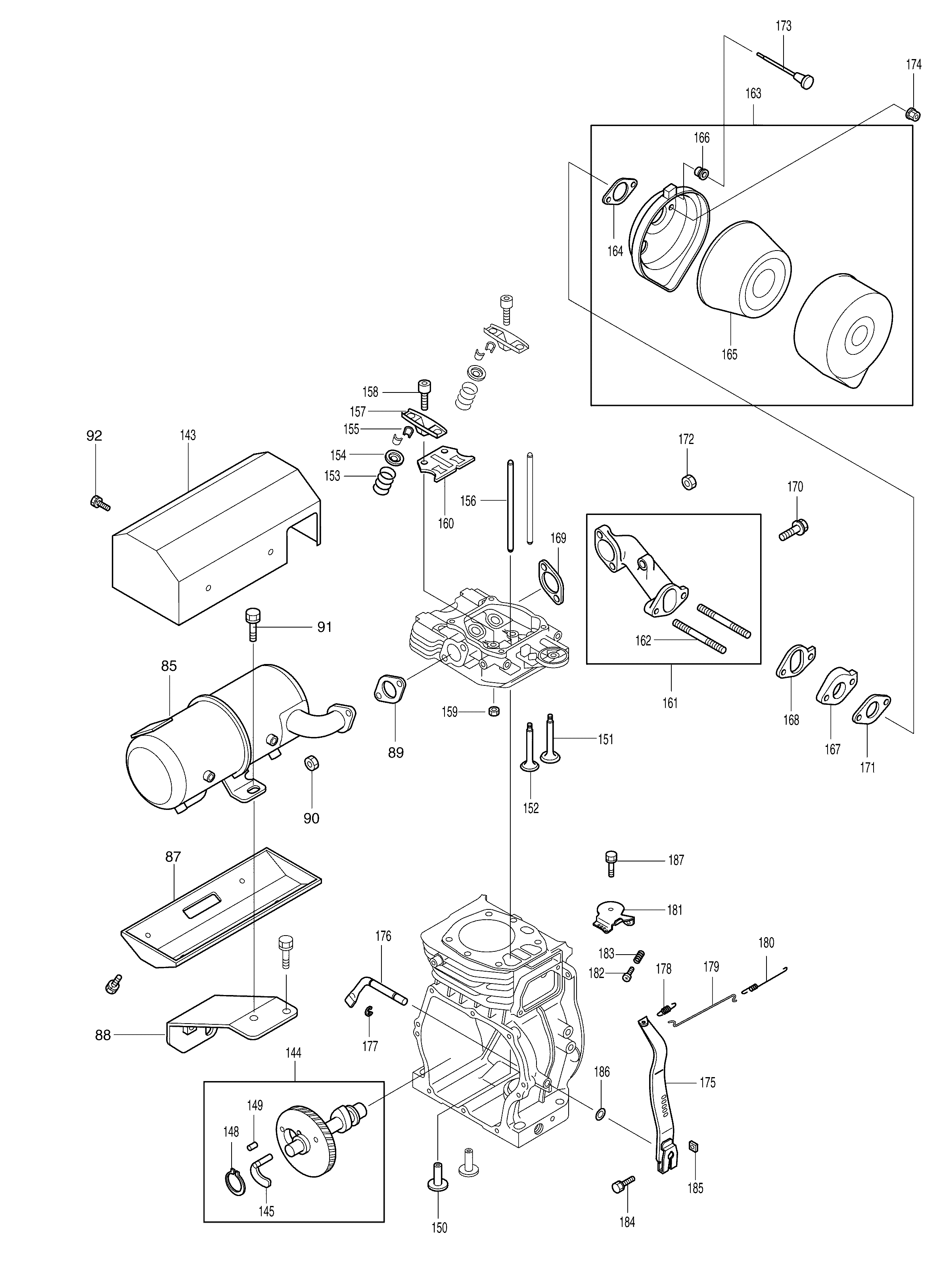 Makita G2800R parts diagram, sheet 5