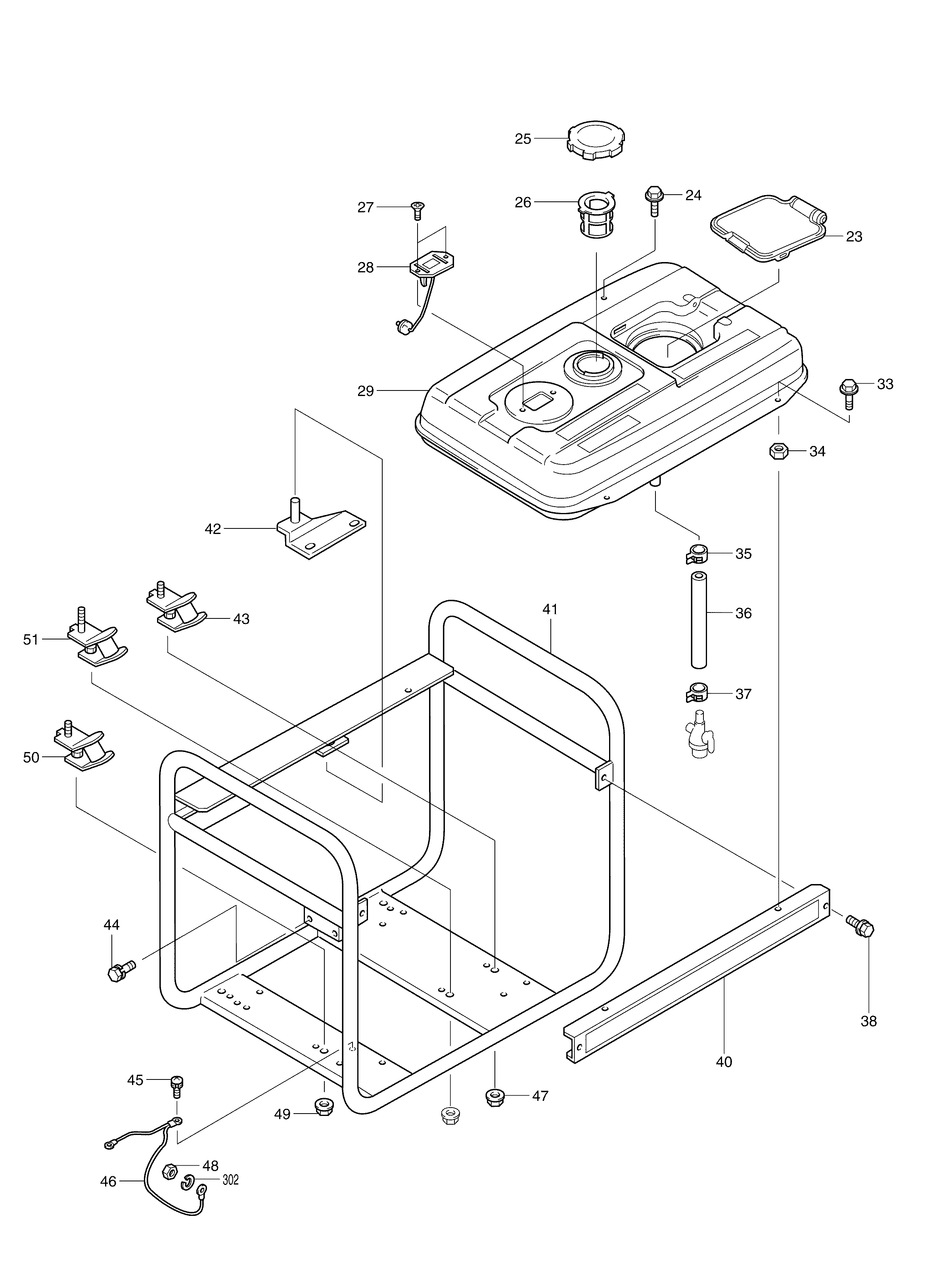Makita G5500R parts diagram, sheet 2