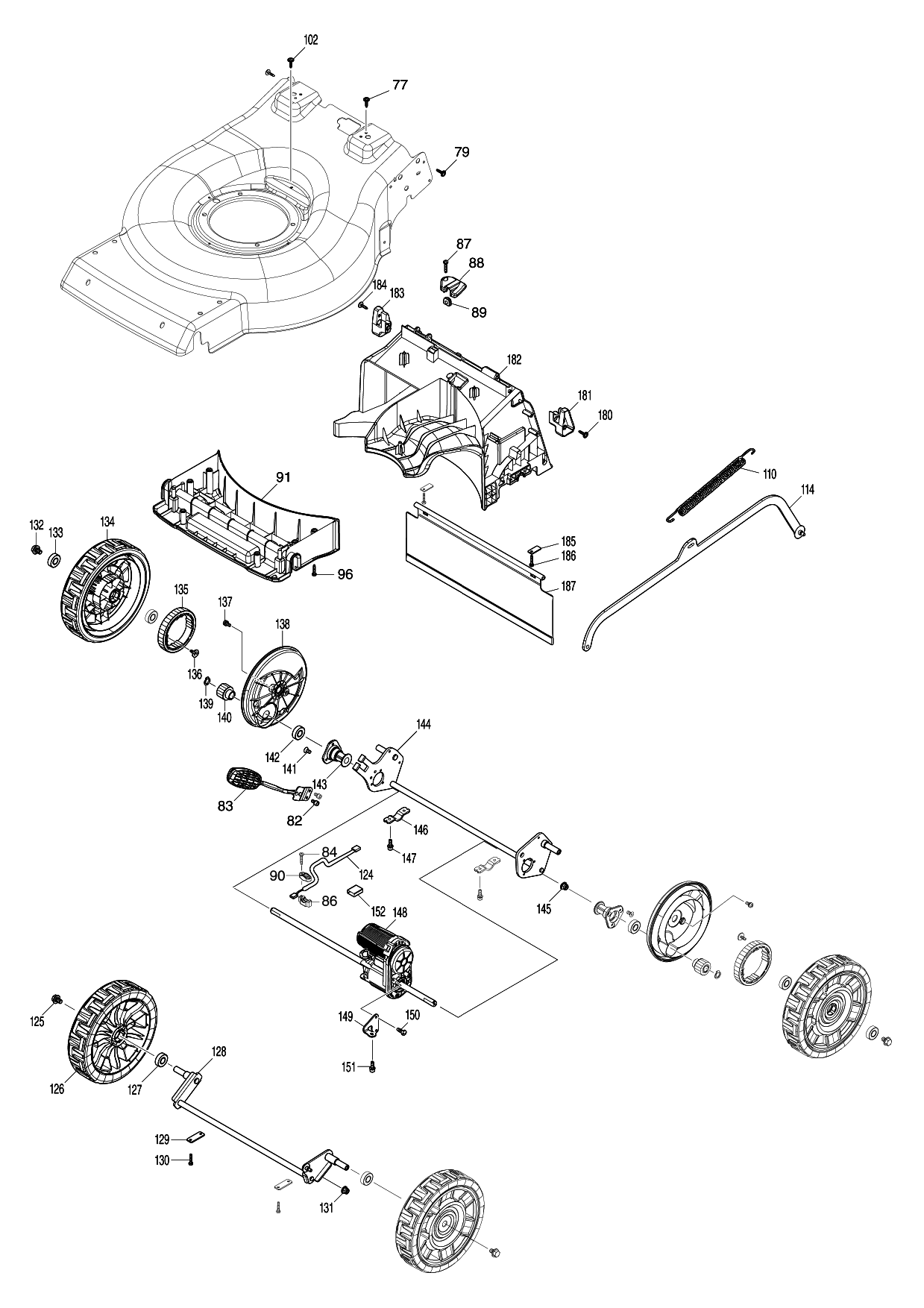 Makita LM002G parts diagram, sheet 4